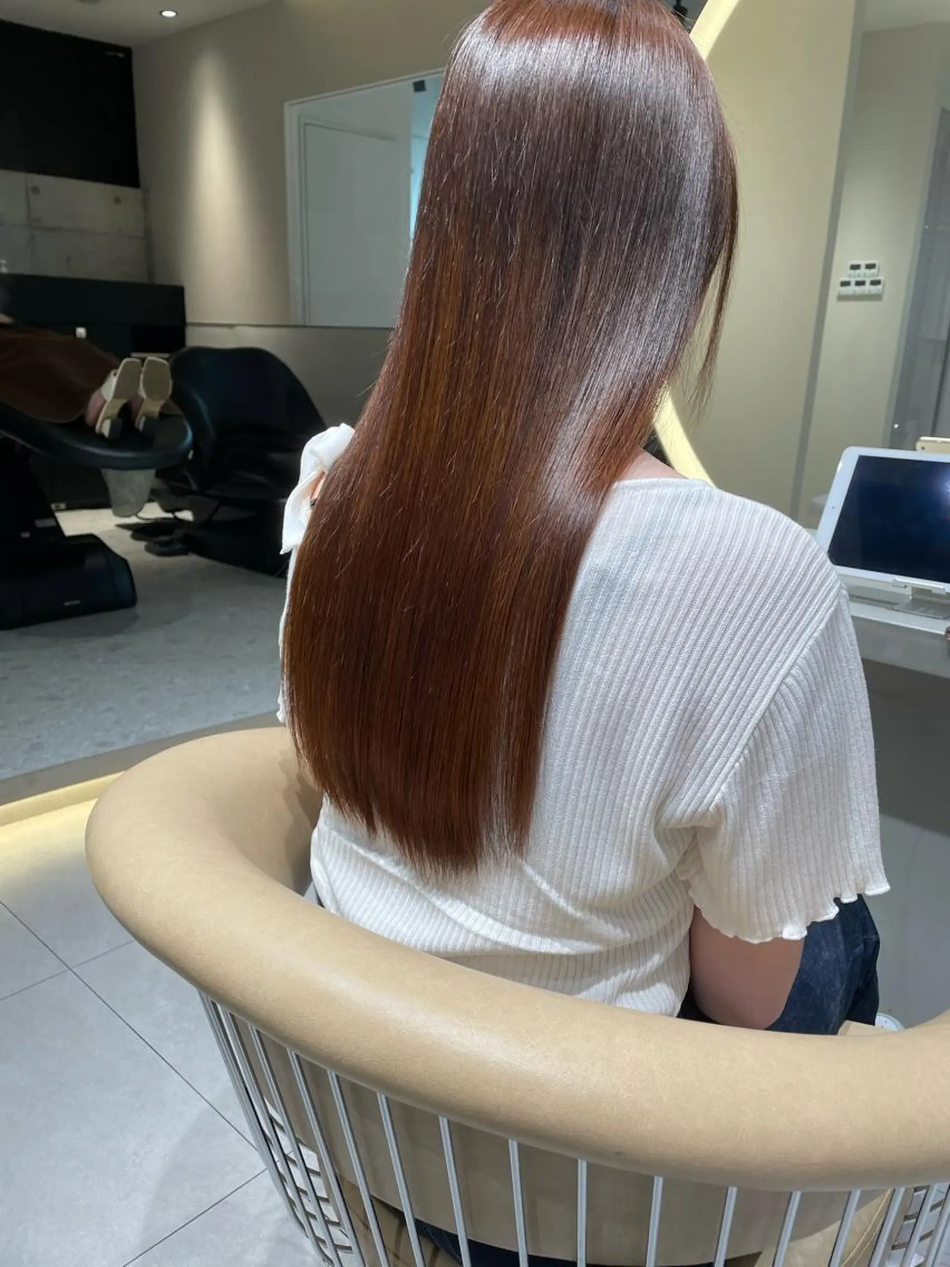 ロング カラー トリートメント 《髪質改善✖️オリー ブ🧸》小嶋拓也のヘアスタイル