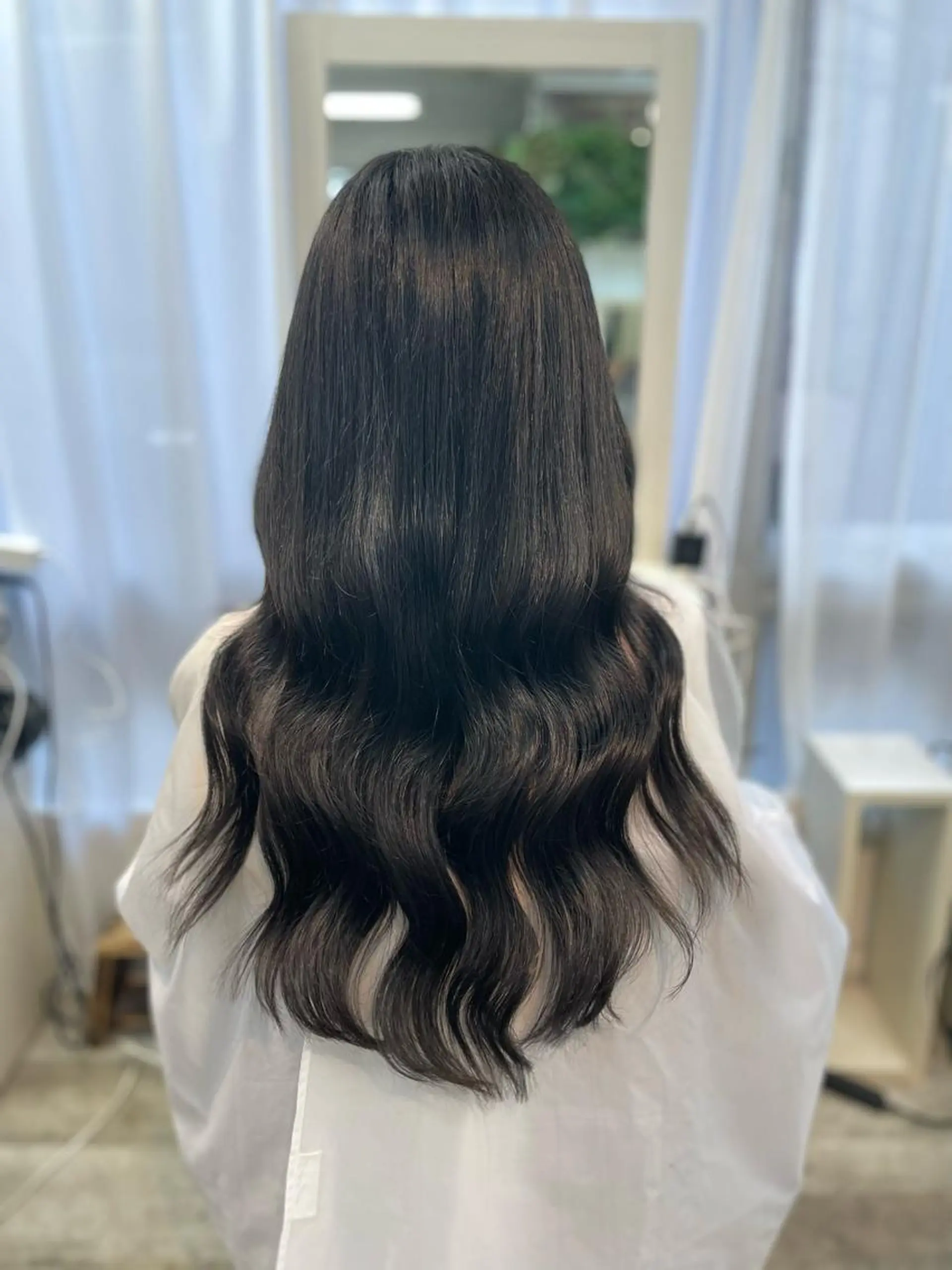 ロング カラー カット ヘアカラー エクステ ヘアセット 韓国ヘア🤍髪質改善 🇰🇷AKANEのヘアスタイル