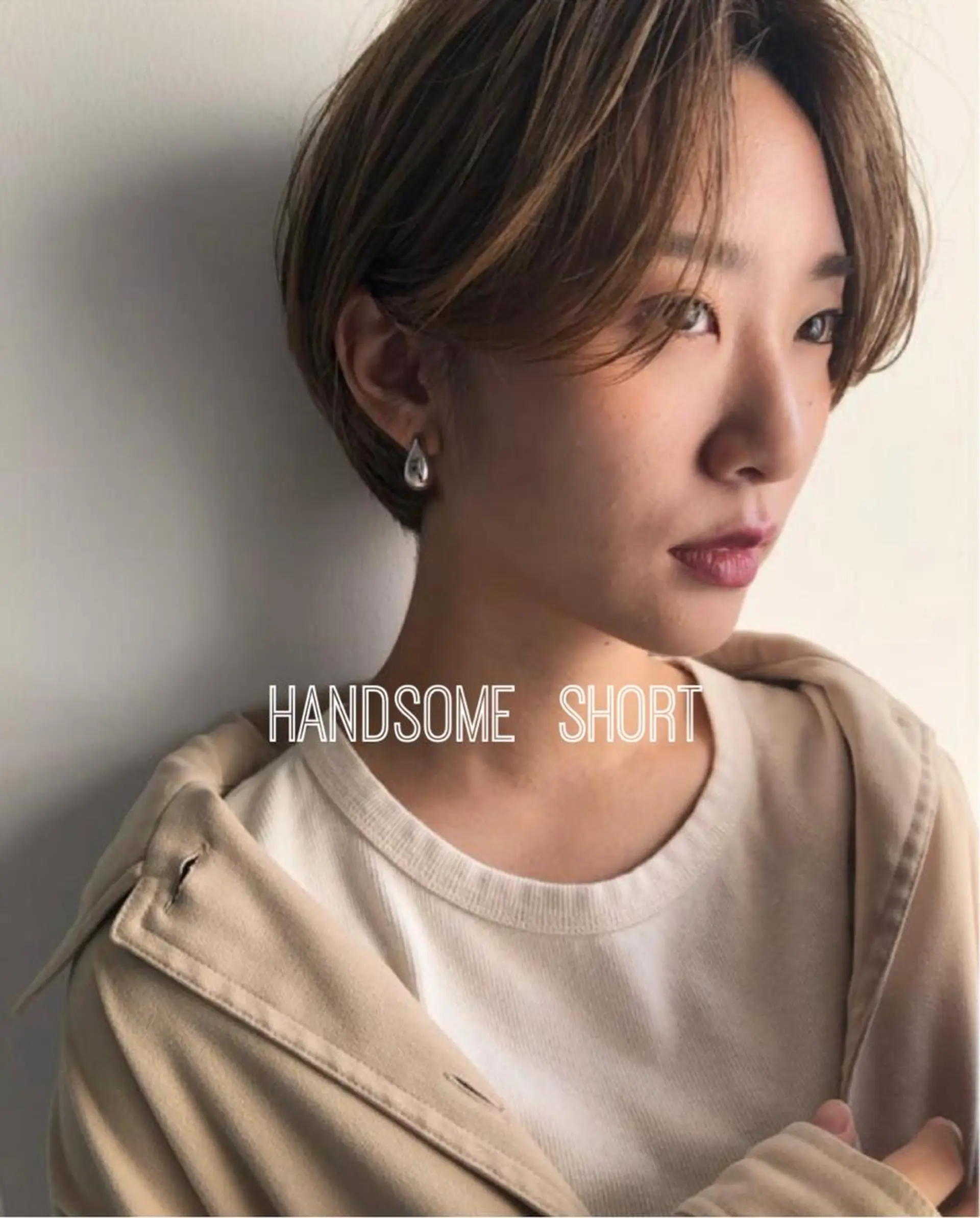 ショート カラー THE DAY所属・AKI HASHIMOTOのヘアスタイル