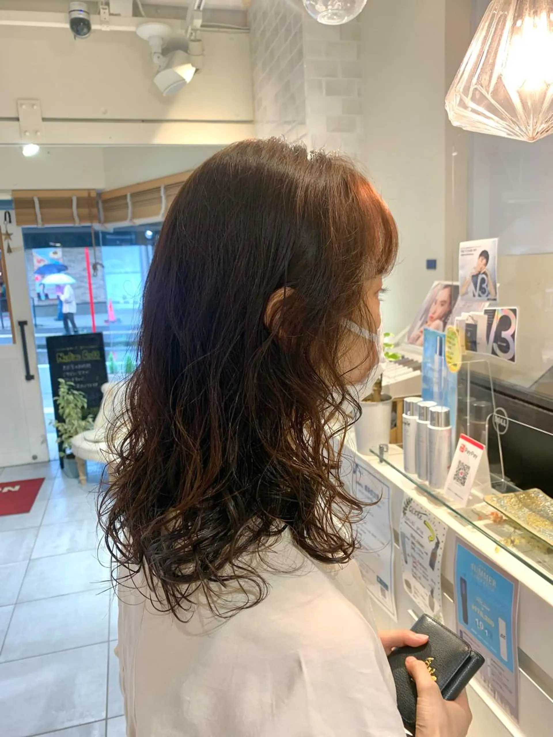 セミロング 田中 未澪のヘアスタイル