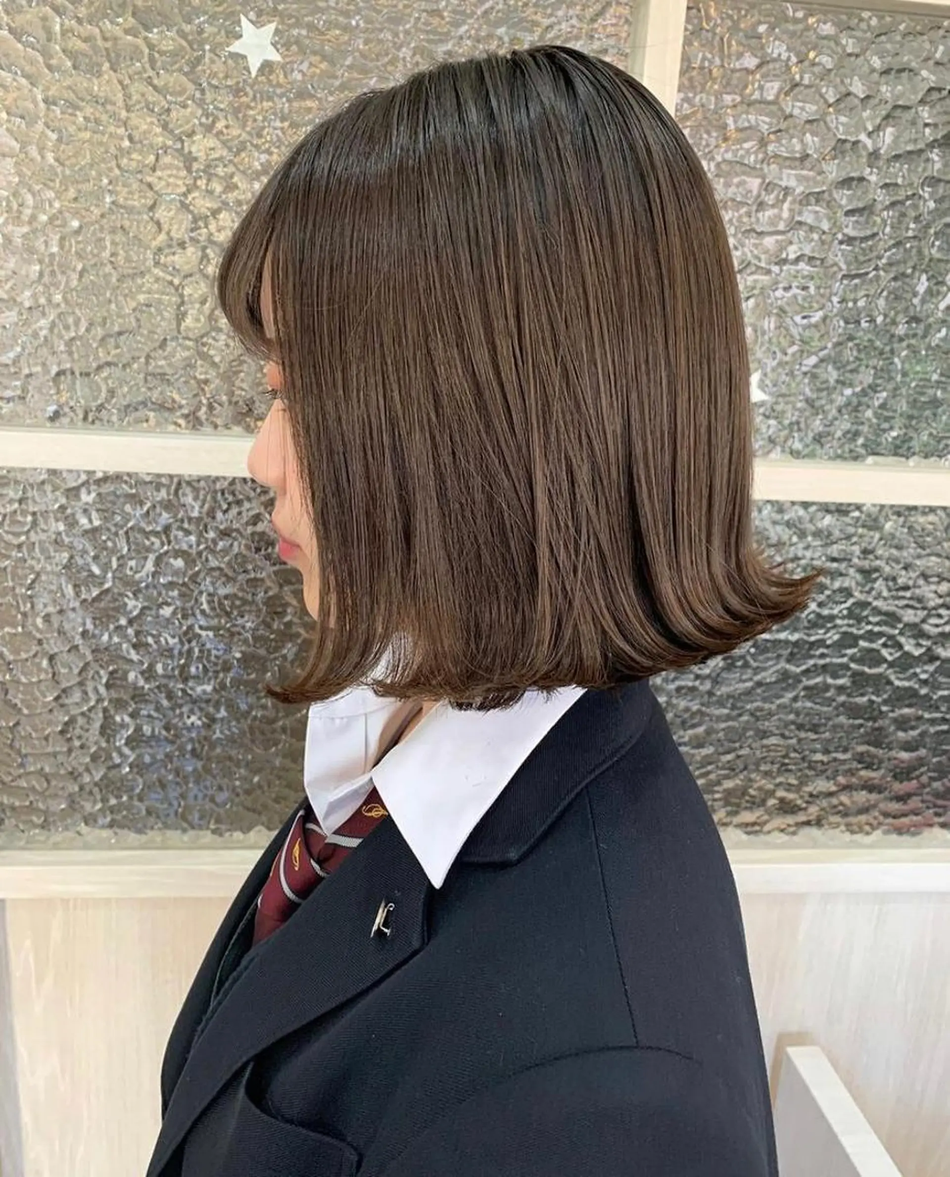 ショート メンズバレイヤージュ 斉藤春のヘアスタイル