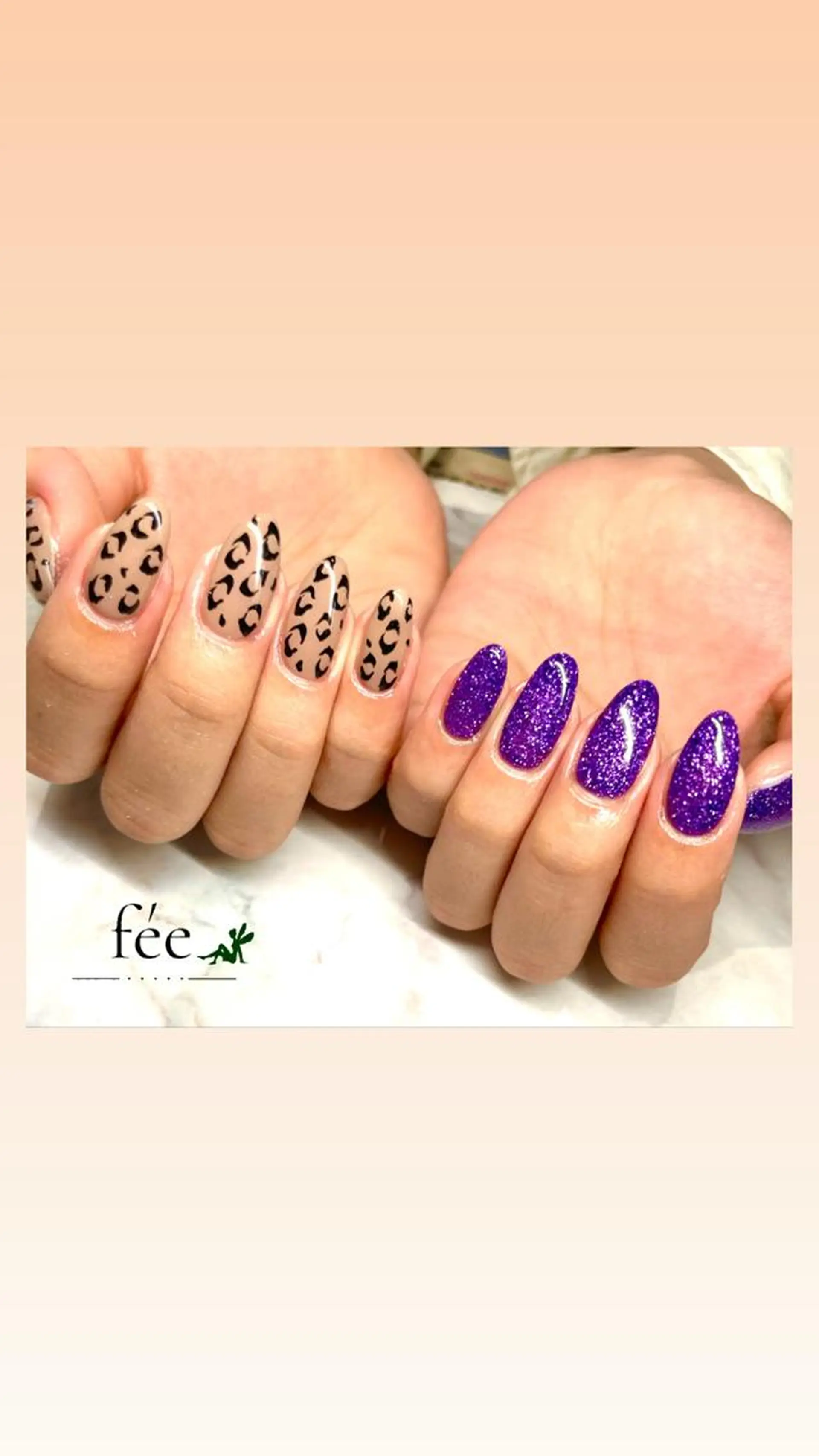 ネイル フットネイル ジェルネイル マグネットネイル ミラーネイル パラジェル nail salon fee（フィー）のネイルデザイン