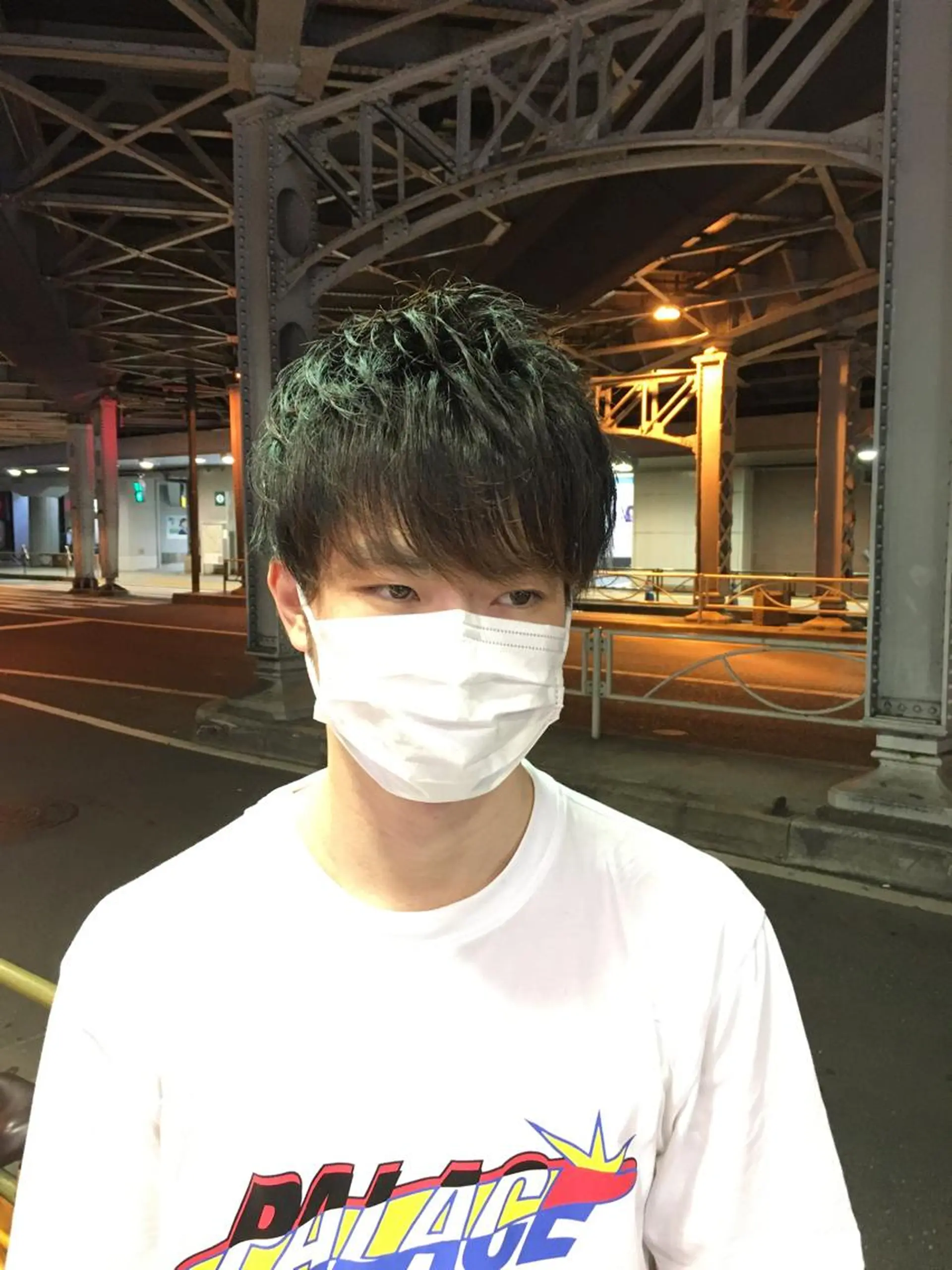 ミディアム メンズ ミディアムパーマ メンズパーマ ヒロ銀座ヘアーサロン所属・✨メンズ特化 理容室✨遠藤 陸のヘアスタイル