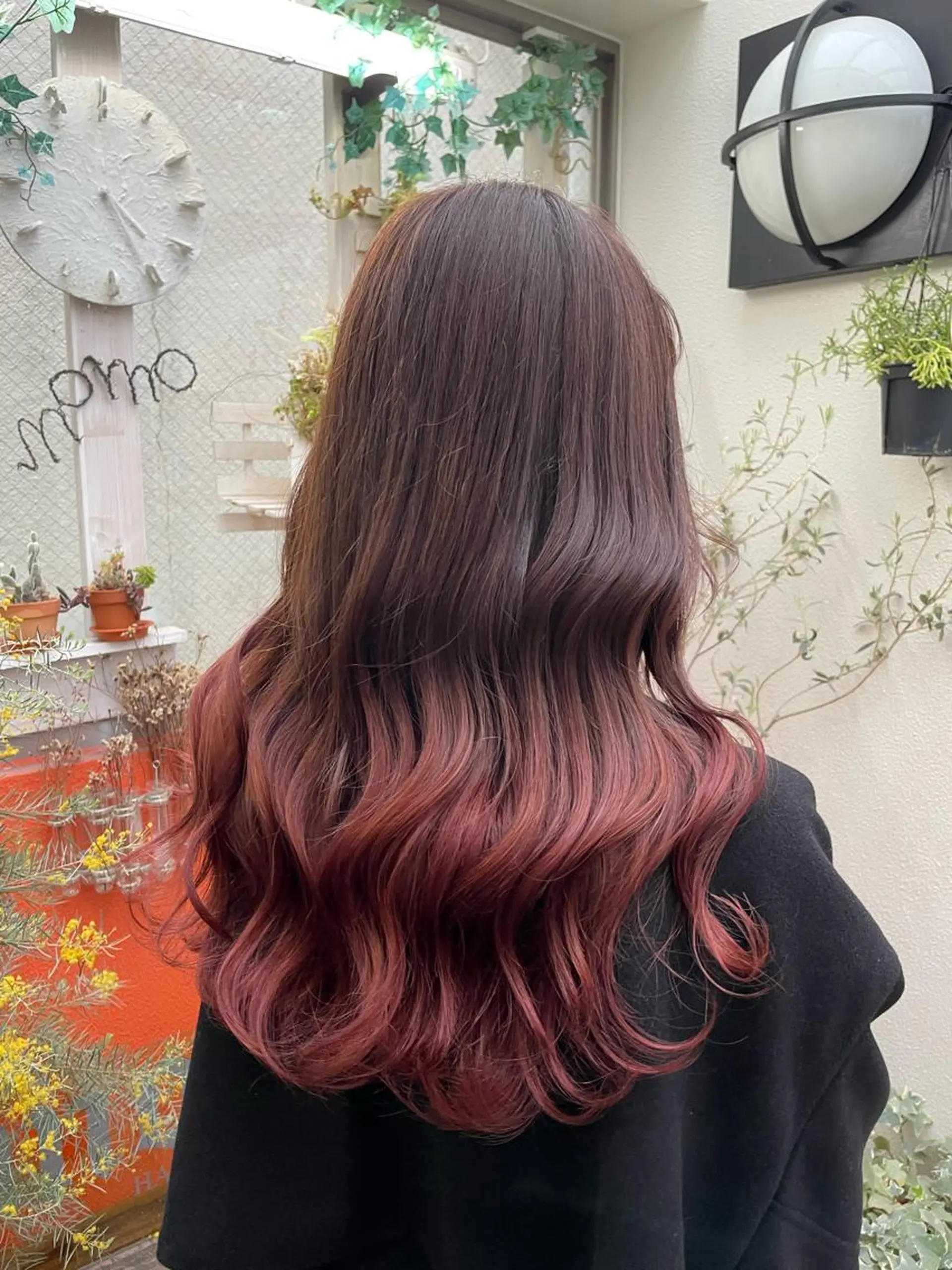 セミロング カラー グラデーションカラー momo所属・メンズヘアメイク 🩵Mayuki🩵のヘアスタイル