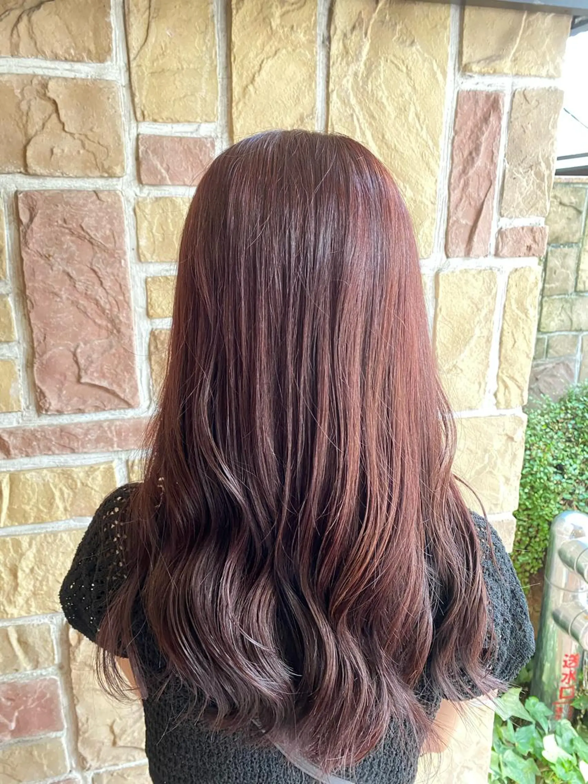 ロング カラー 林 美佑のヘアスタイル