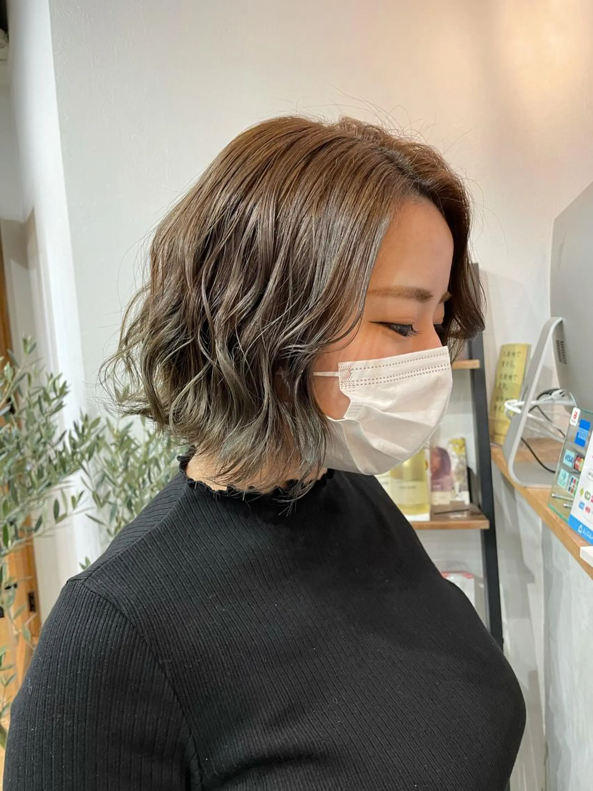 ショート カラーモデル募集 吉原佳穂💗のヘアスタイル
