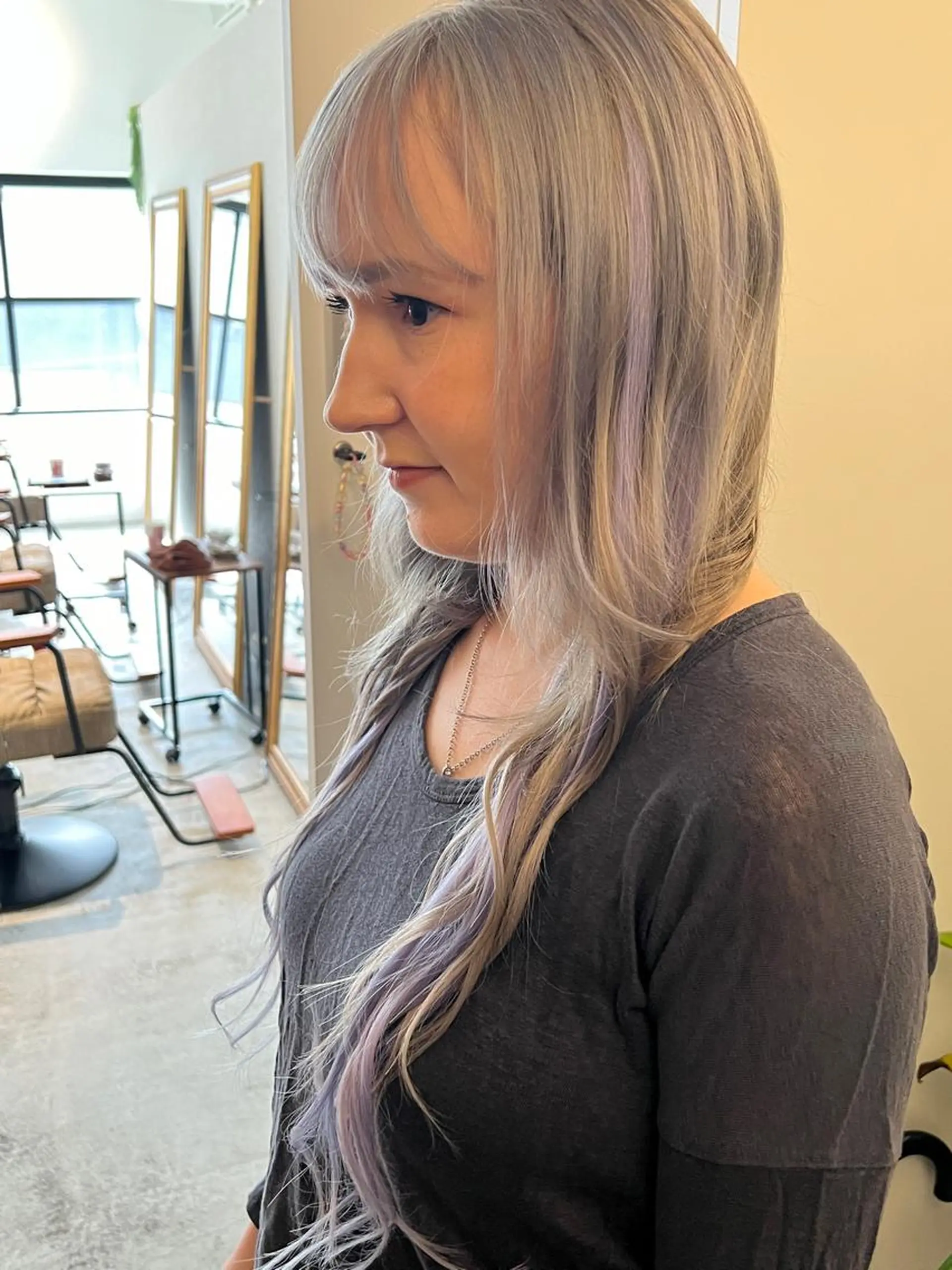 ロング カラー 目を惹く艶髪/髪質 改善カラー🤎ぐっちのヘアスタイル