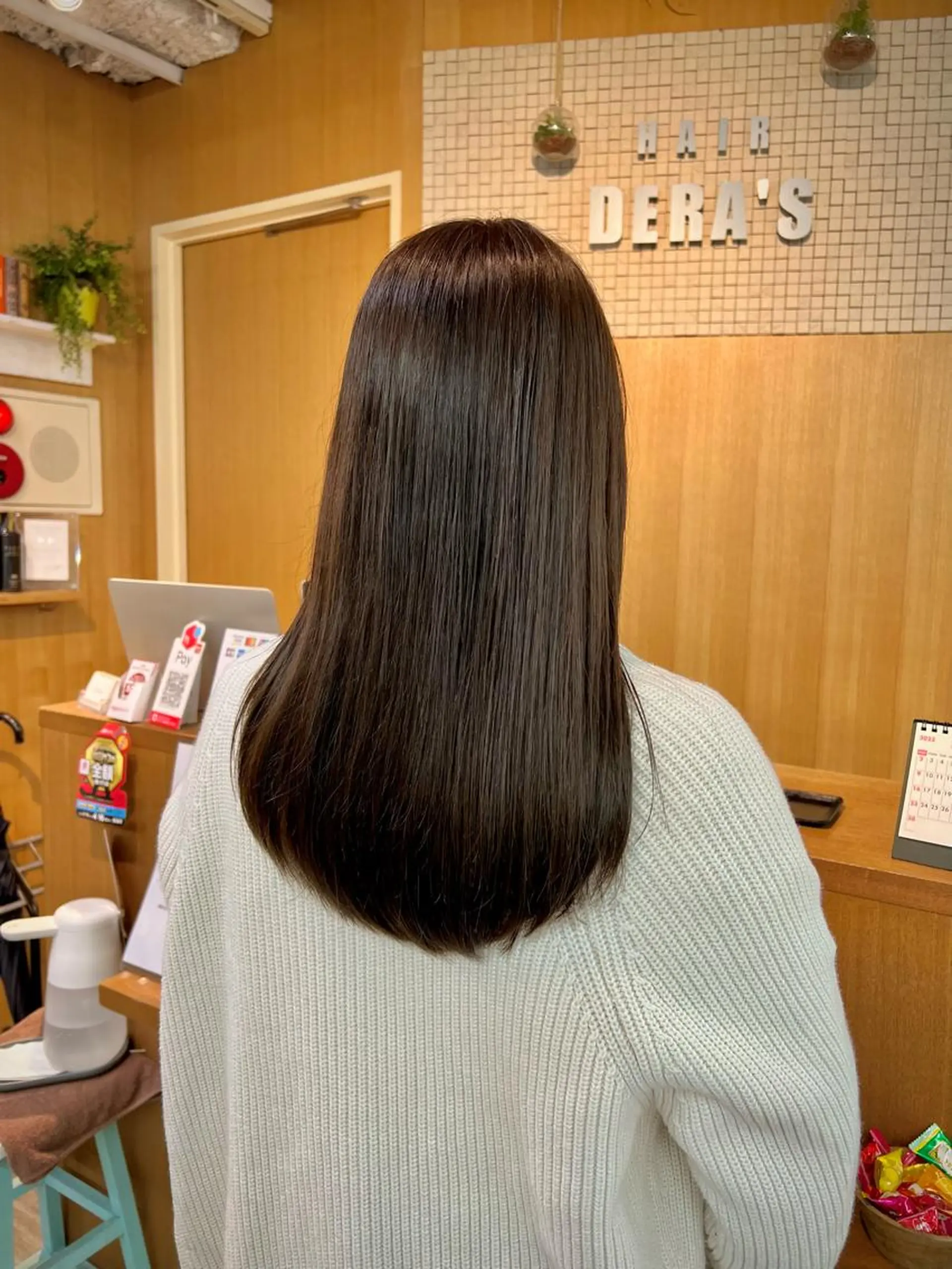 セミロング カラー 透明感カラー/ イルミナカラーヒロキのヘアスタイル