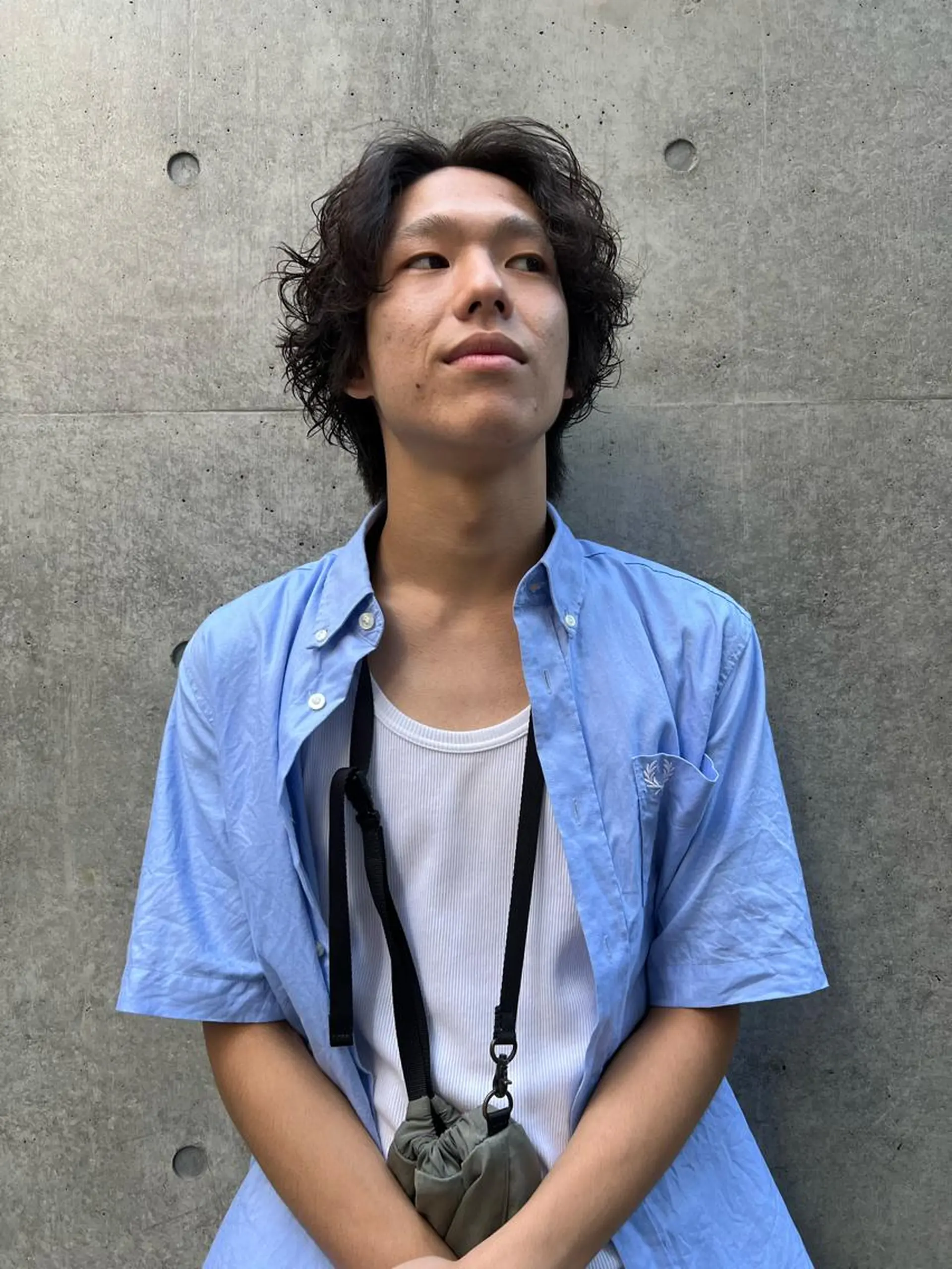 ミディアム メンズ カット メンズスタイリスト リュウジのヘアスタイル