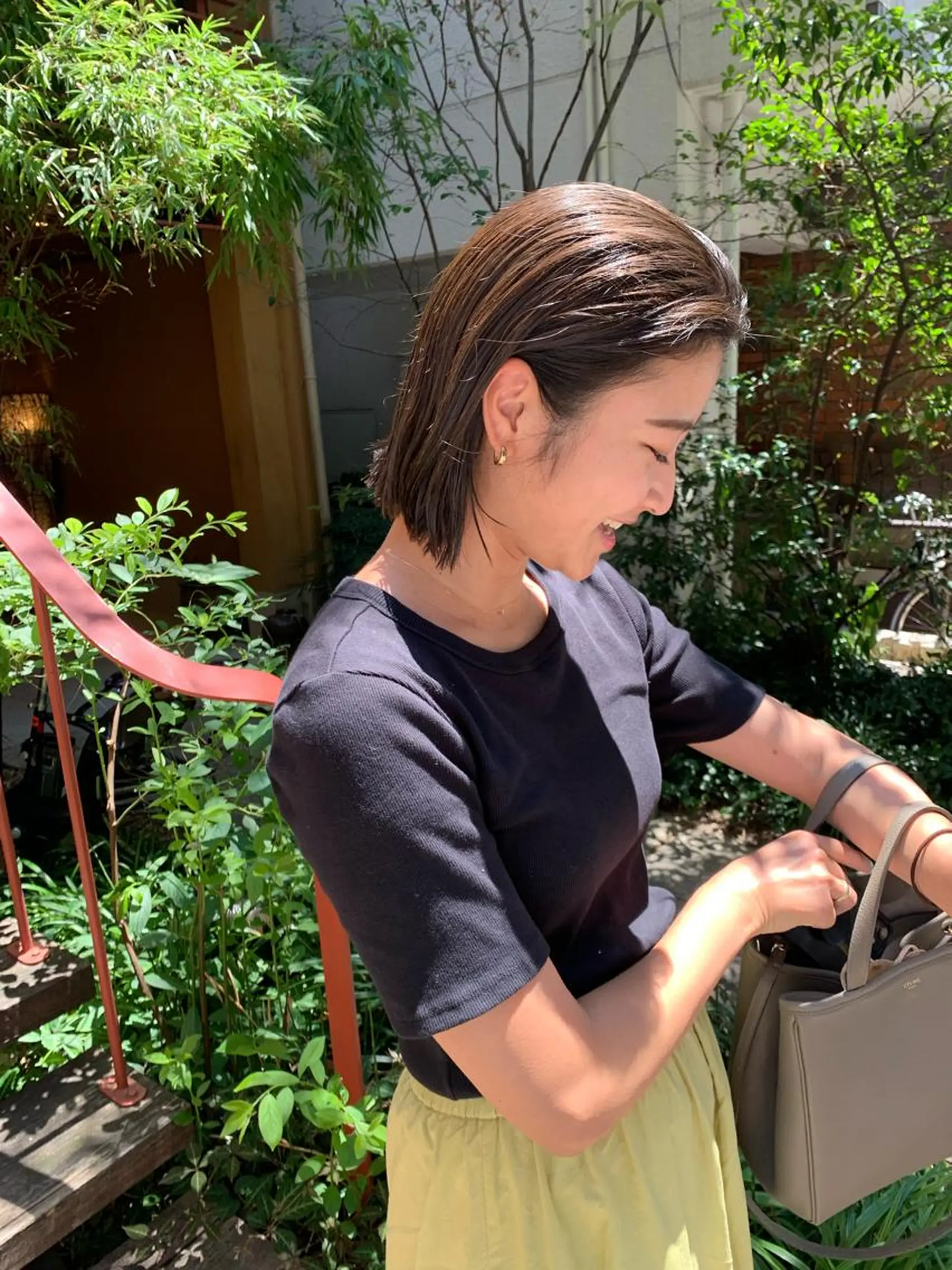 ミディアム カラー ベージュカラー カット ヘアカラー トリートメント パーマ/ボブ/ 神戸/豊浦翔太のヘアスタイル