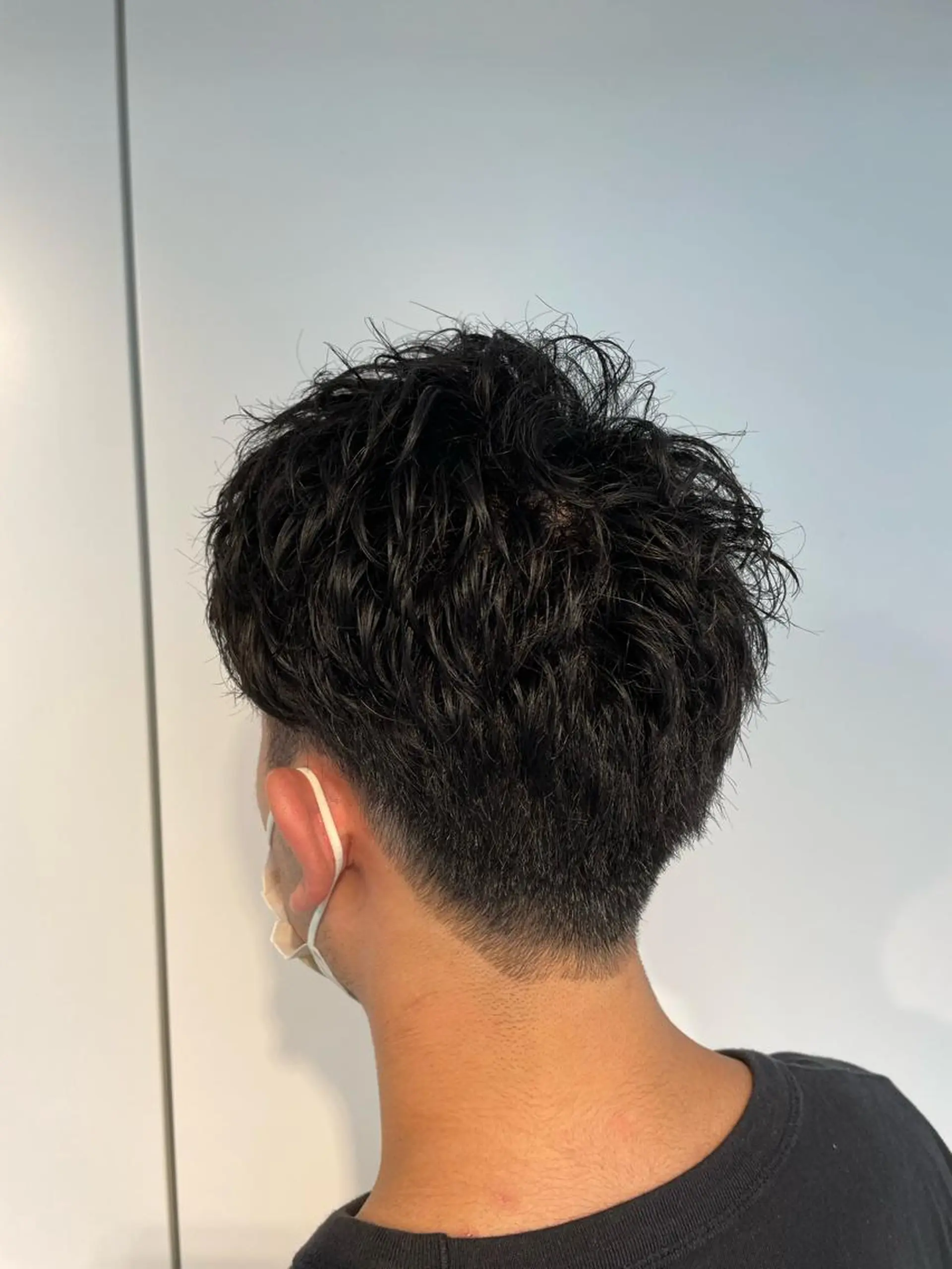 パーマ メンズ 🐬脱白髪染めカラー 清水大世🐬のヘアスタイル