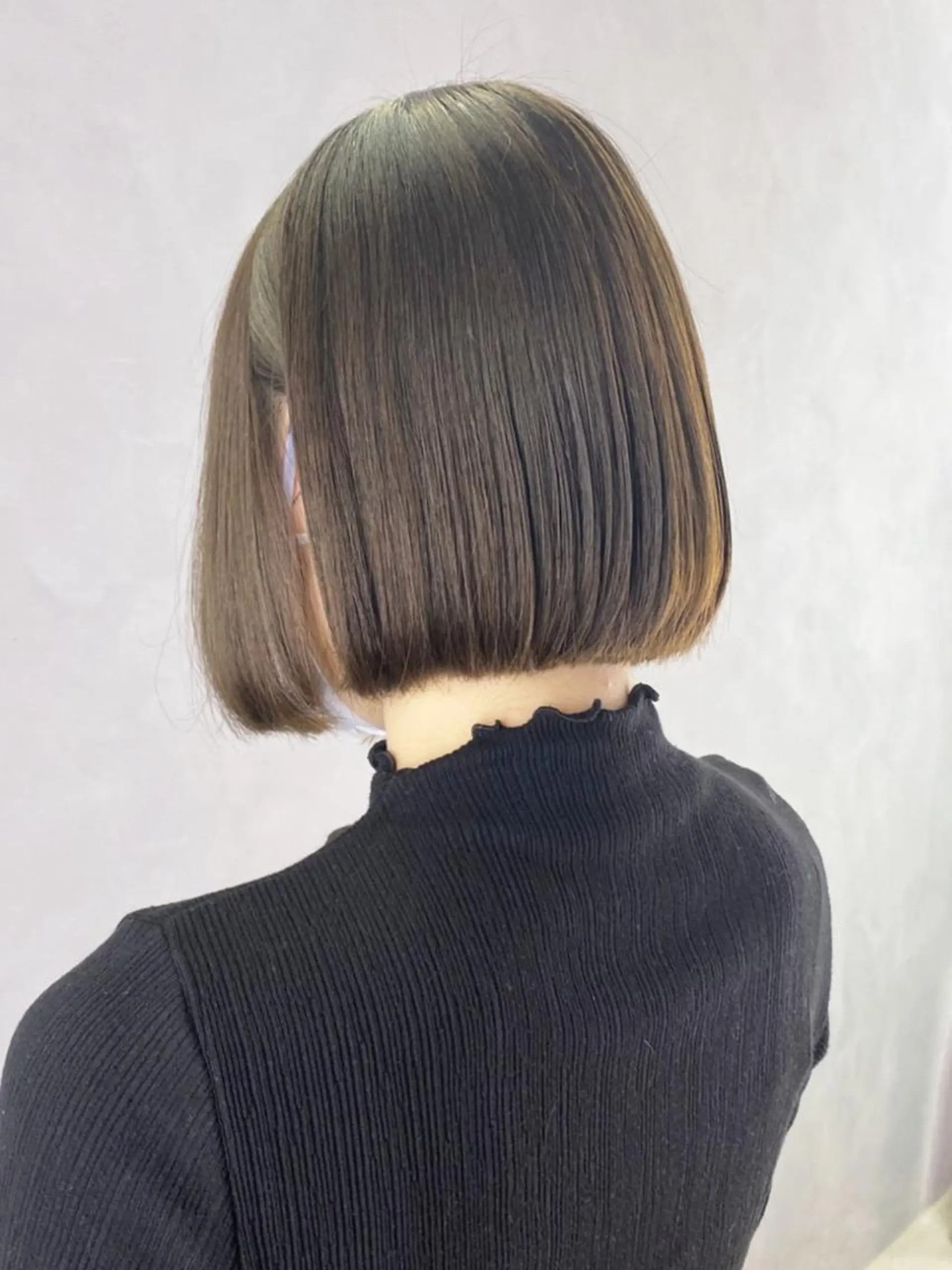 ミディアム ヘアアレンジ パーマ カラー ボブ ITbyALBUM 中野店のヘアスタイル