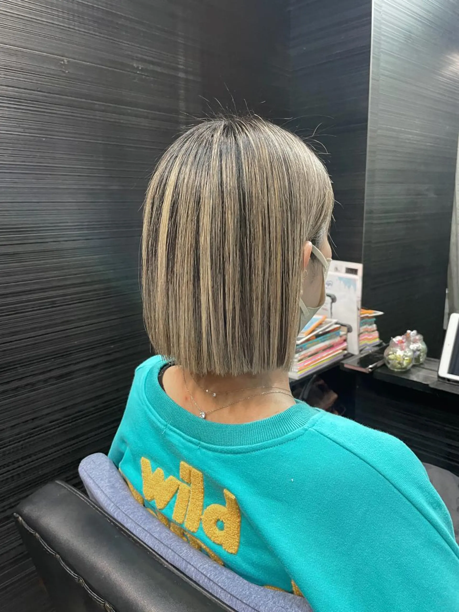 ショート ハイライト ヘアカラー トリートメント VERONIQUE所属・山本 雅由のヘアスタイル