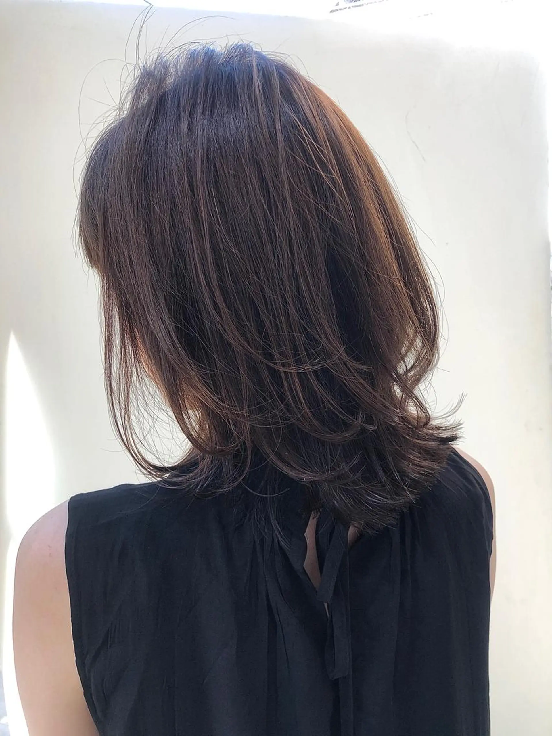 ミディアム カット 韓国風/オシャレ /縮毛矯正/滝口琴未のヘアスタイル