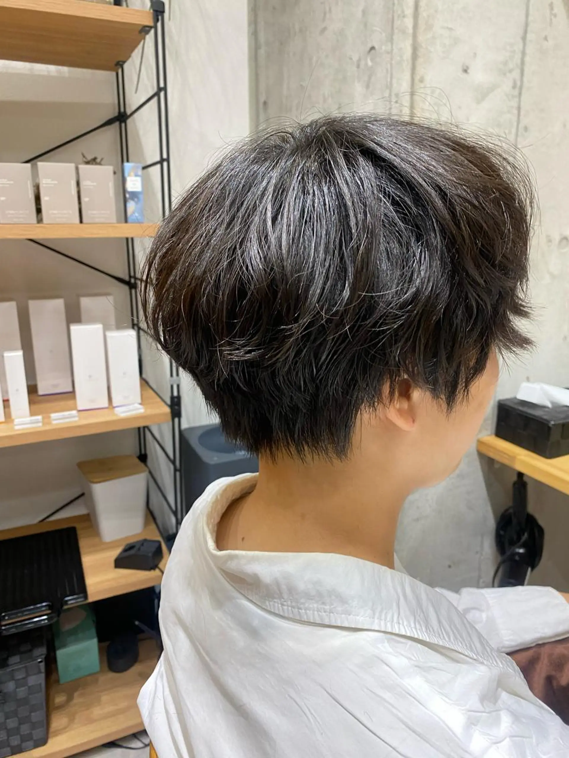 ショート パーマ カット パーマ トリートメント Dxxxx III所属・女性目線の大人 メンズ*Ayakaのヘアスタイル