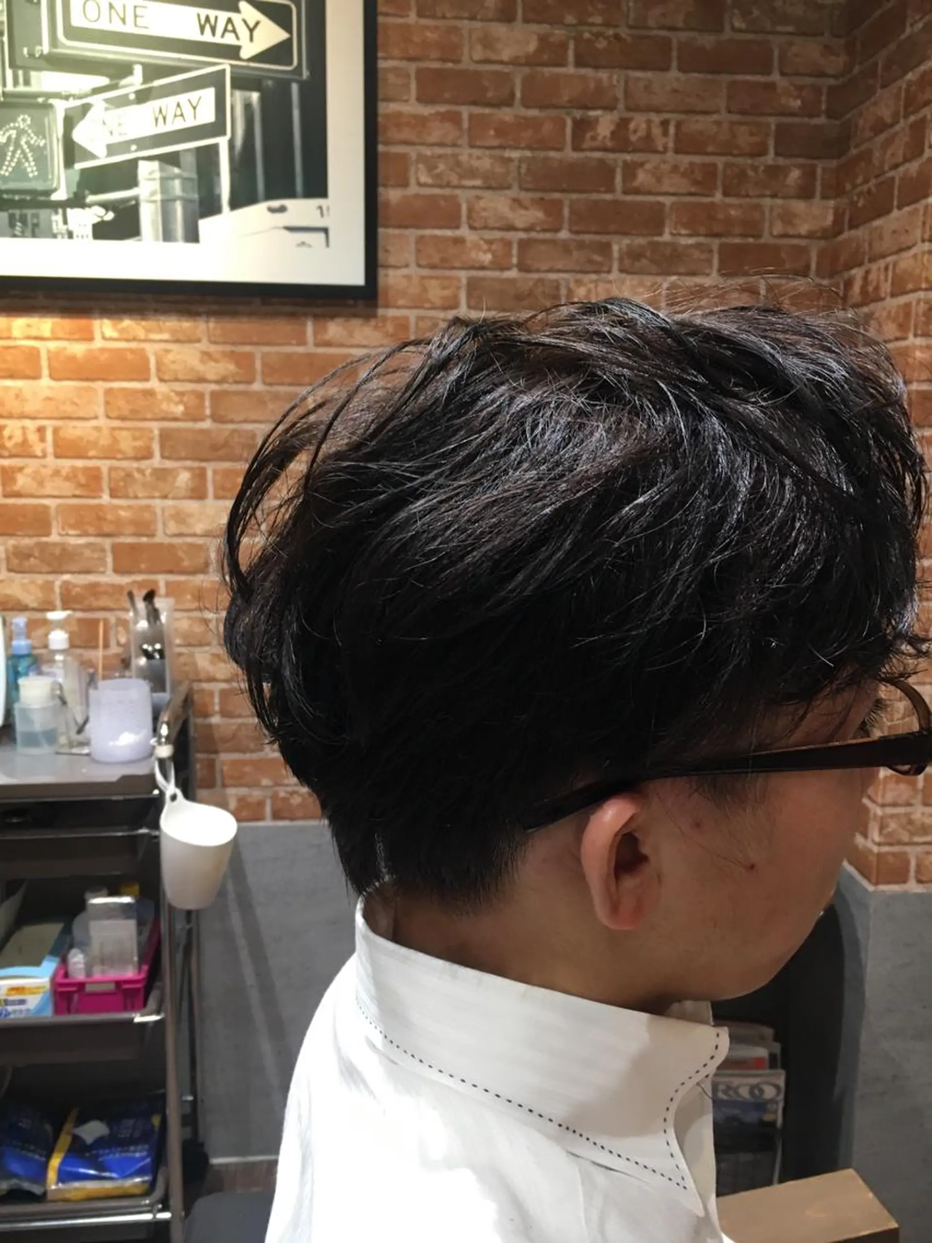 ショート 角床直哉 カラーカットNO 1のヘアスタイル