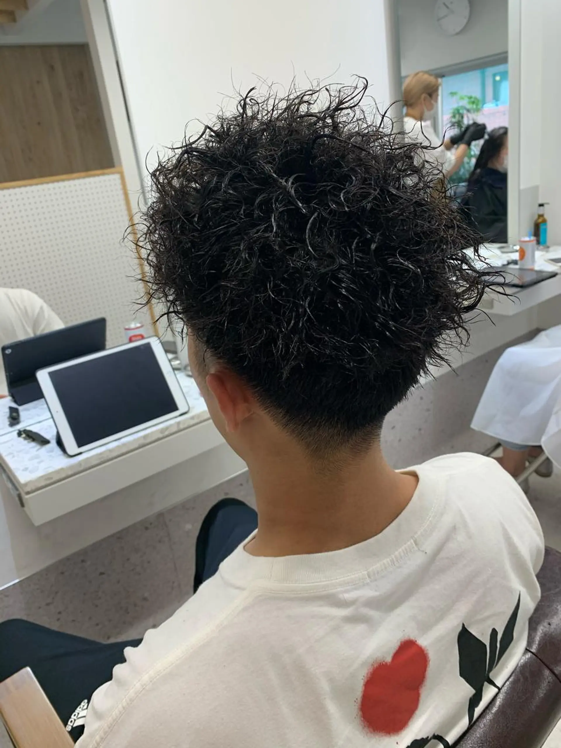 メンズ メンズパーマ メンズツイストパーマ ツイストパーマ ショート、ボブ特化 長島智彦のヘアスタイル