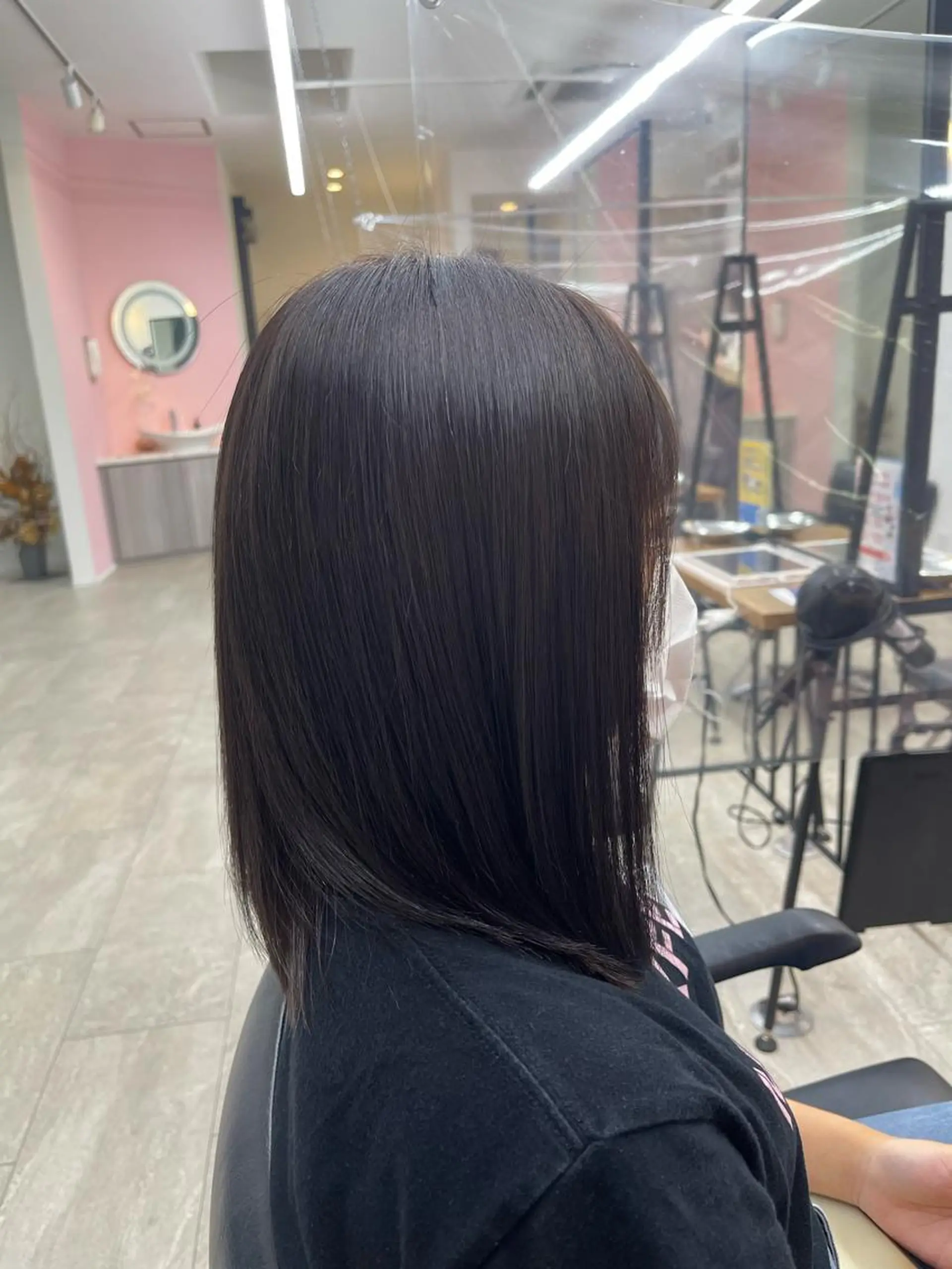 ミディアム Hirose Ryoのヘアスタイル