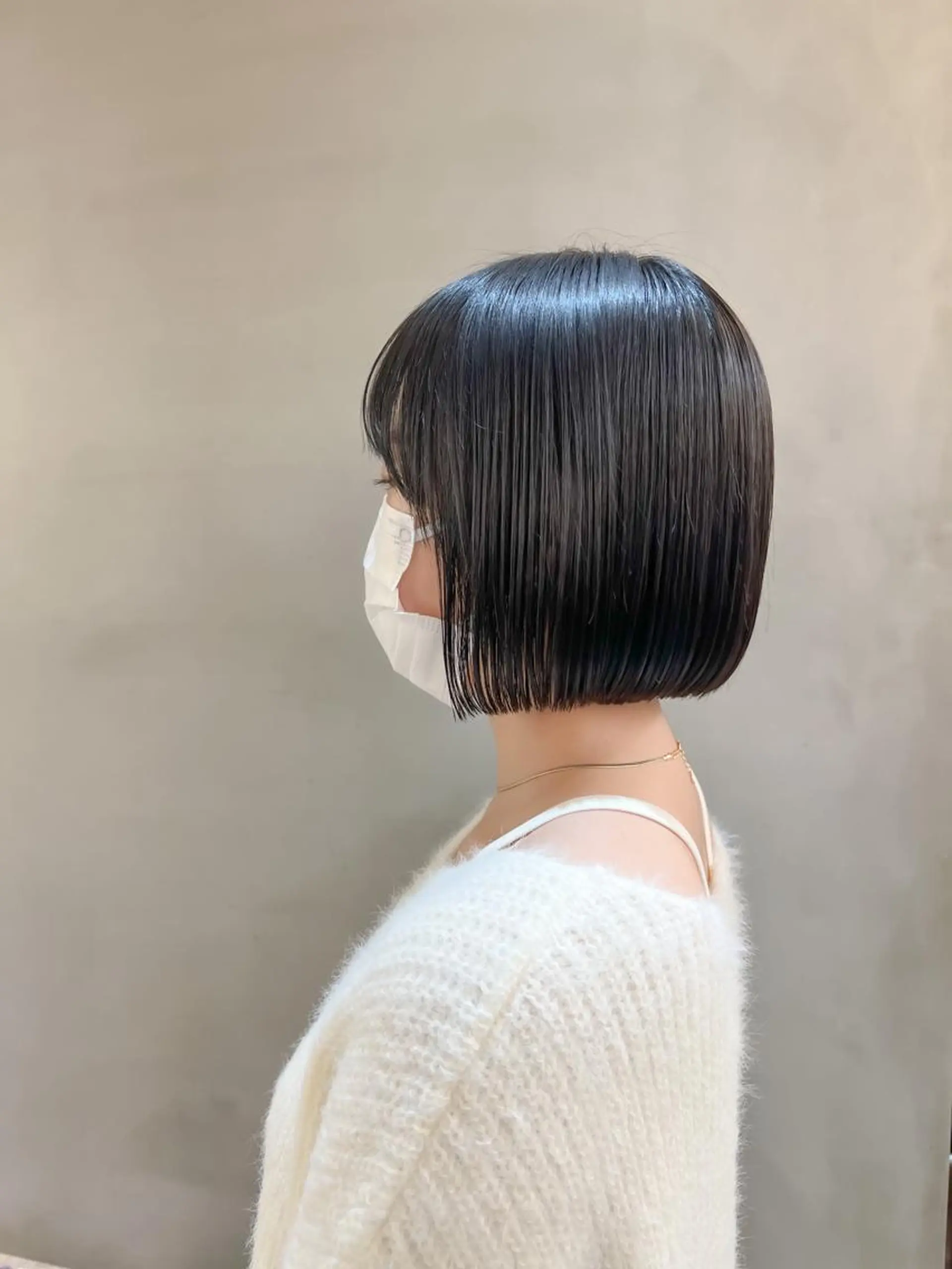 ショート カット ヘアカラー トリートメント ボブ/縮毛矯正 髪質改善/もえるのヘアスタイル