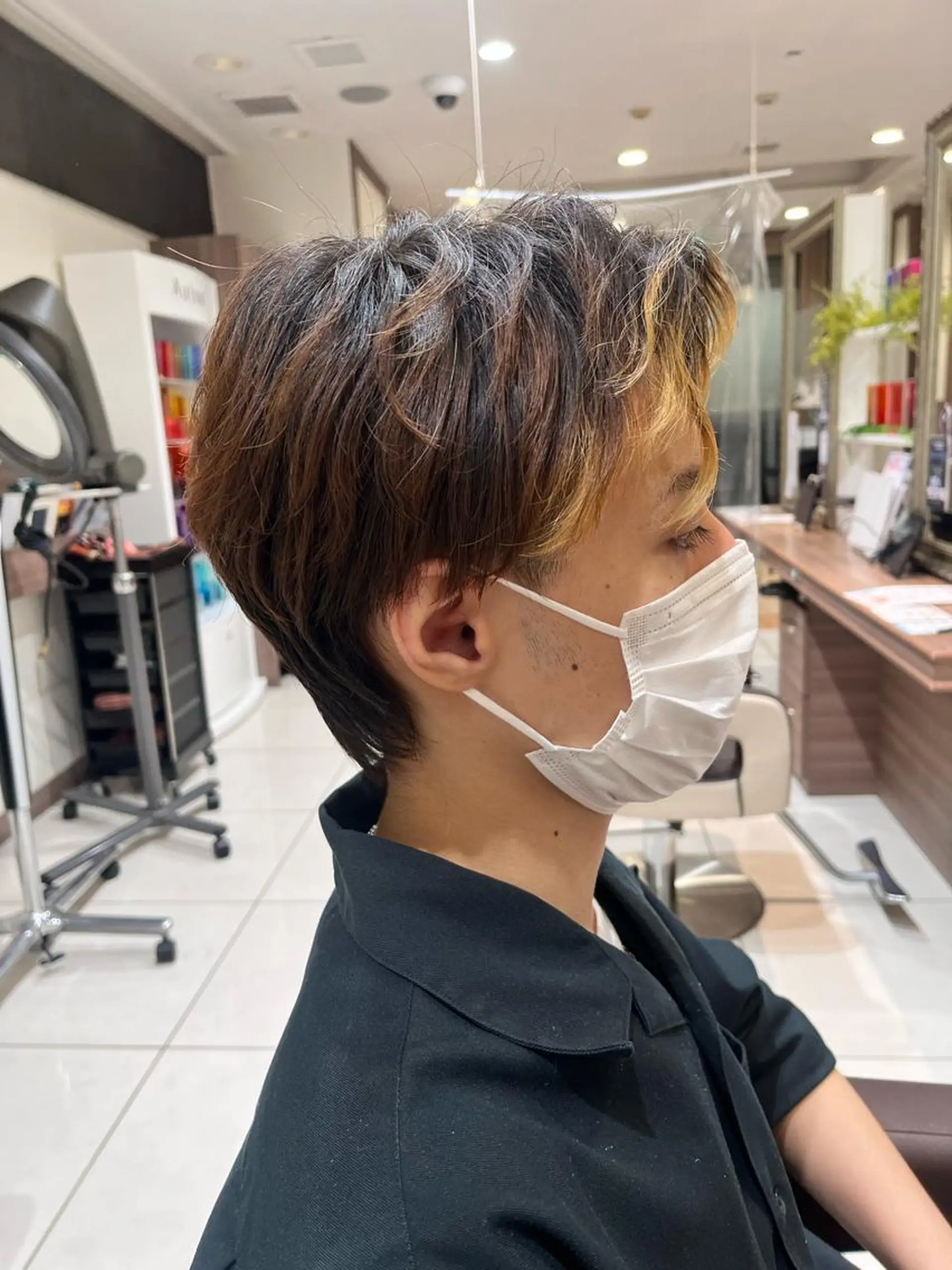 ショート メンズ ナチュラル暖色カラー 🤎 佐藤栞のヘアスタイル