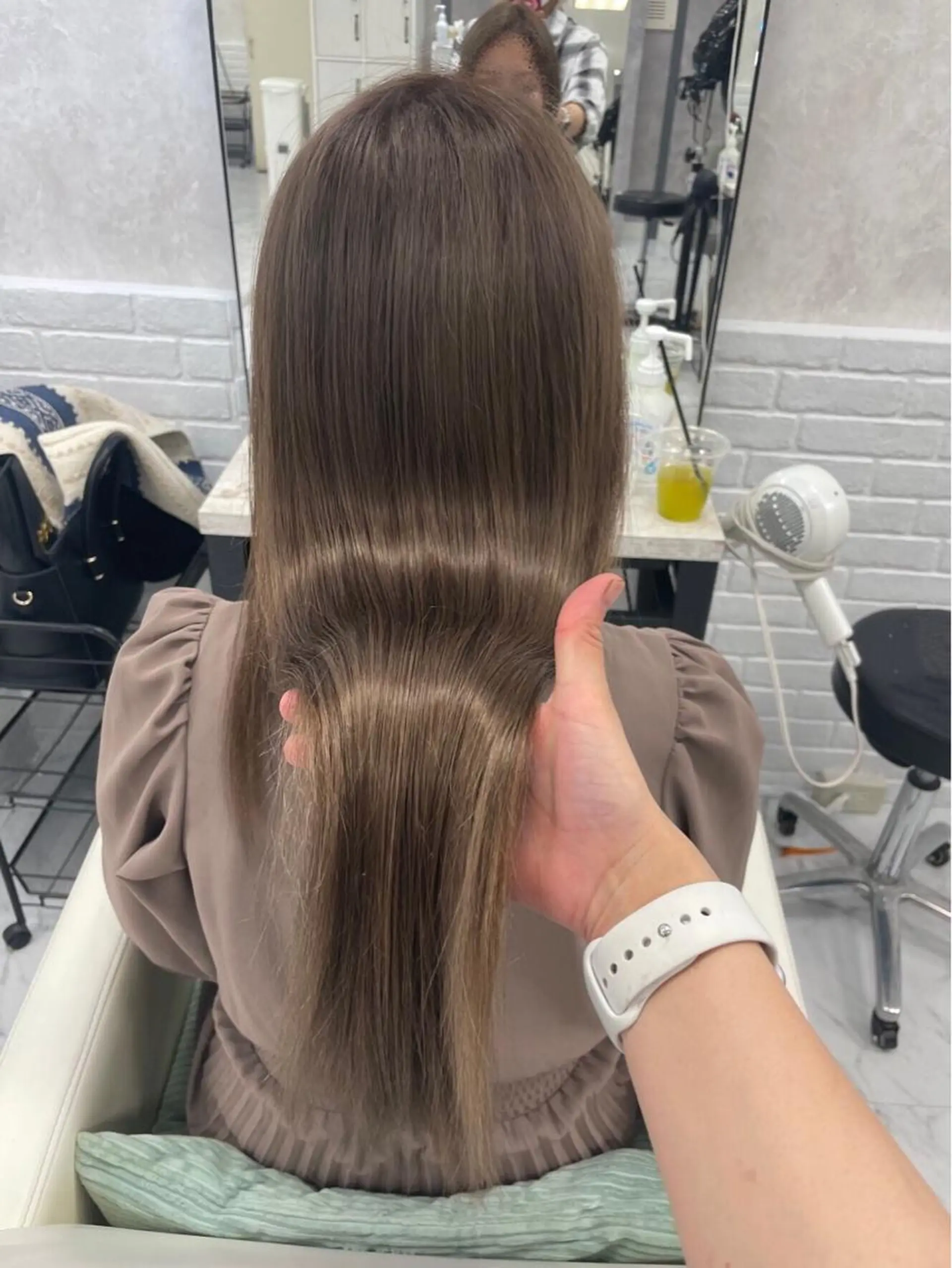 ロング アンククロス渋谷店所属・Wistell 渋谷 ASUKAのヘアスタイル