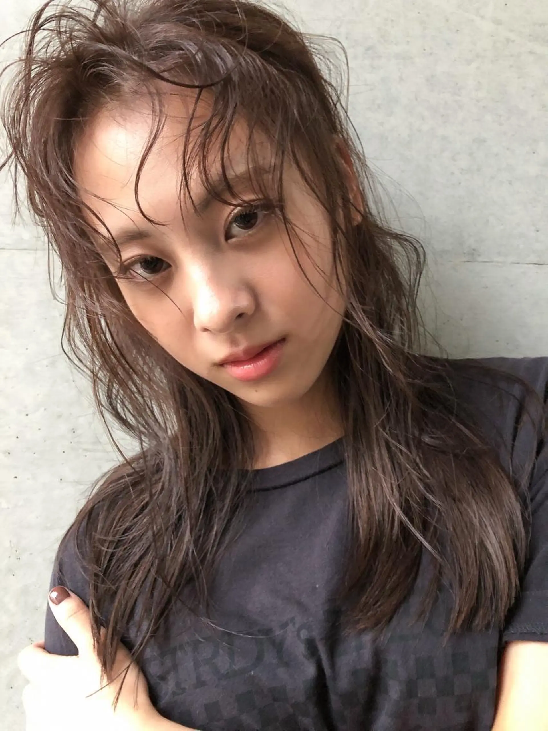 ロング ヘアカラー トリートメント nessヤマサキ リュウタのヘアスタイル