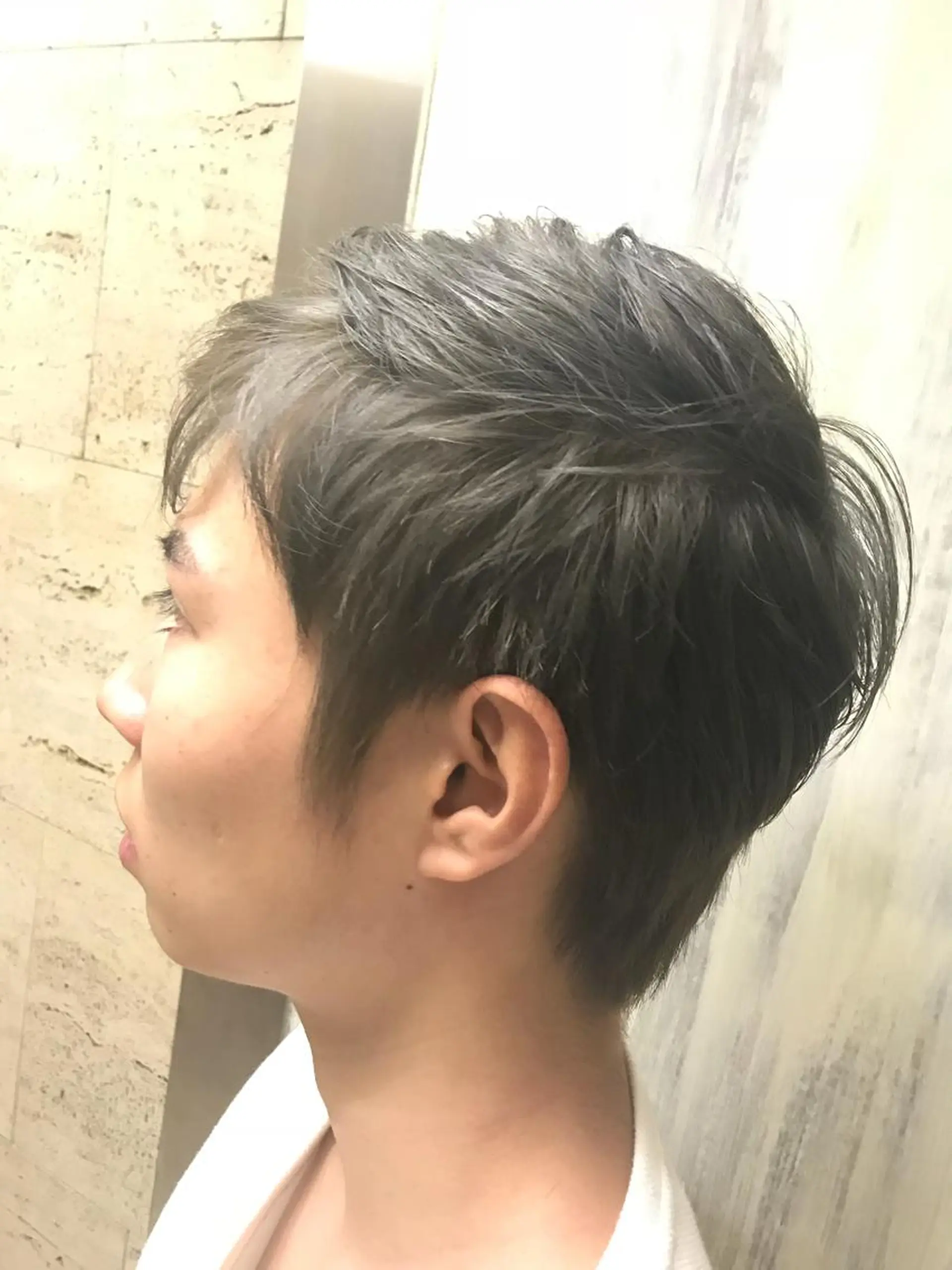 ショート カラー メンズ TERRACE 福島所属・shi hoのヘアスタイル