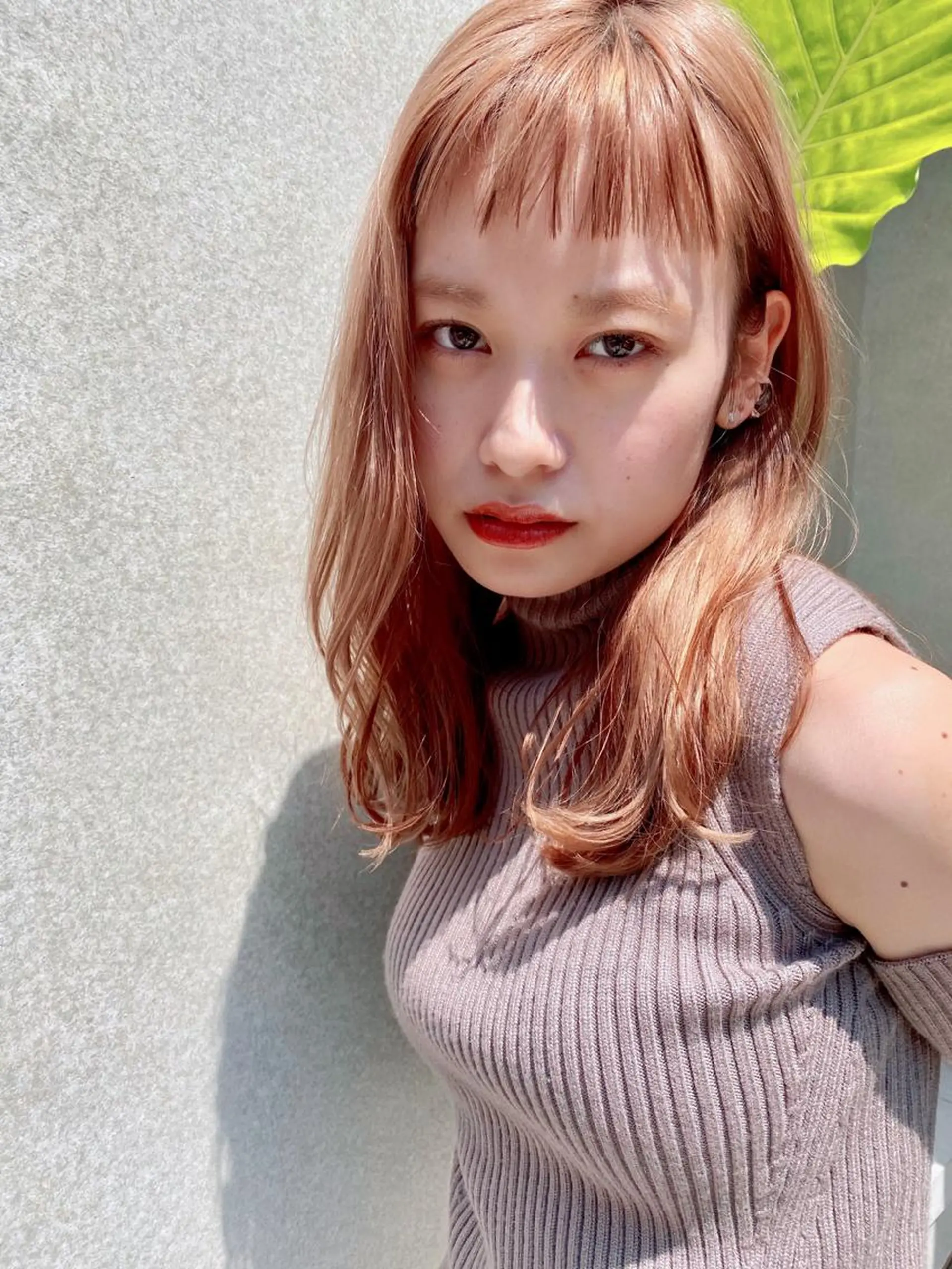 ミディアム カット ヘアカラー トリートメント VLOW nex the salon所属・韓国風/髪質改善/ ナガヤアキラのヘアスタイル