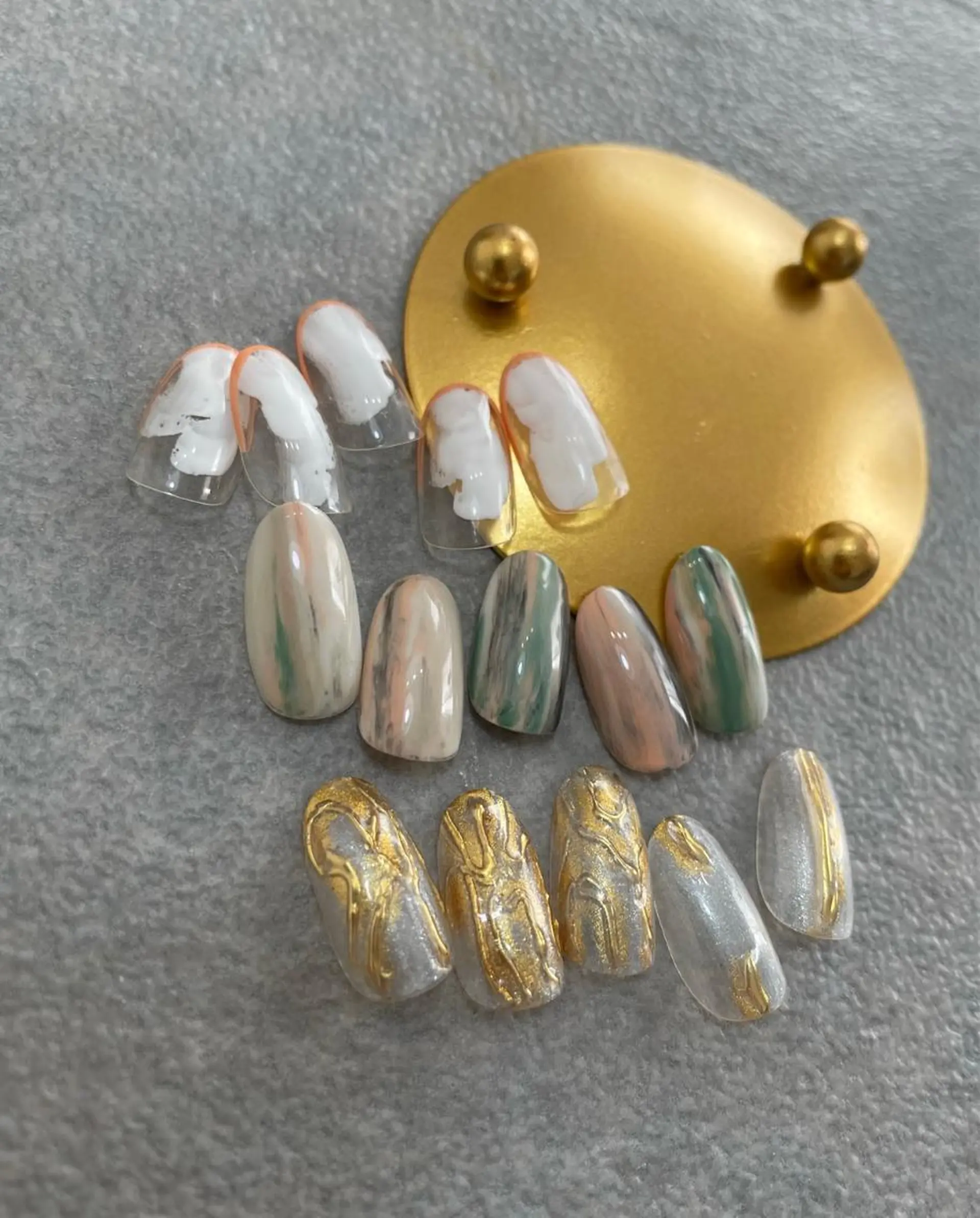 ネイル ハンドネイル フットネイル kiii.__ ✴︎*のネイルデザイン