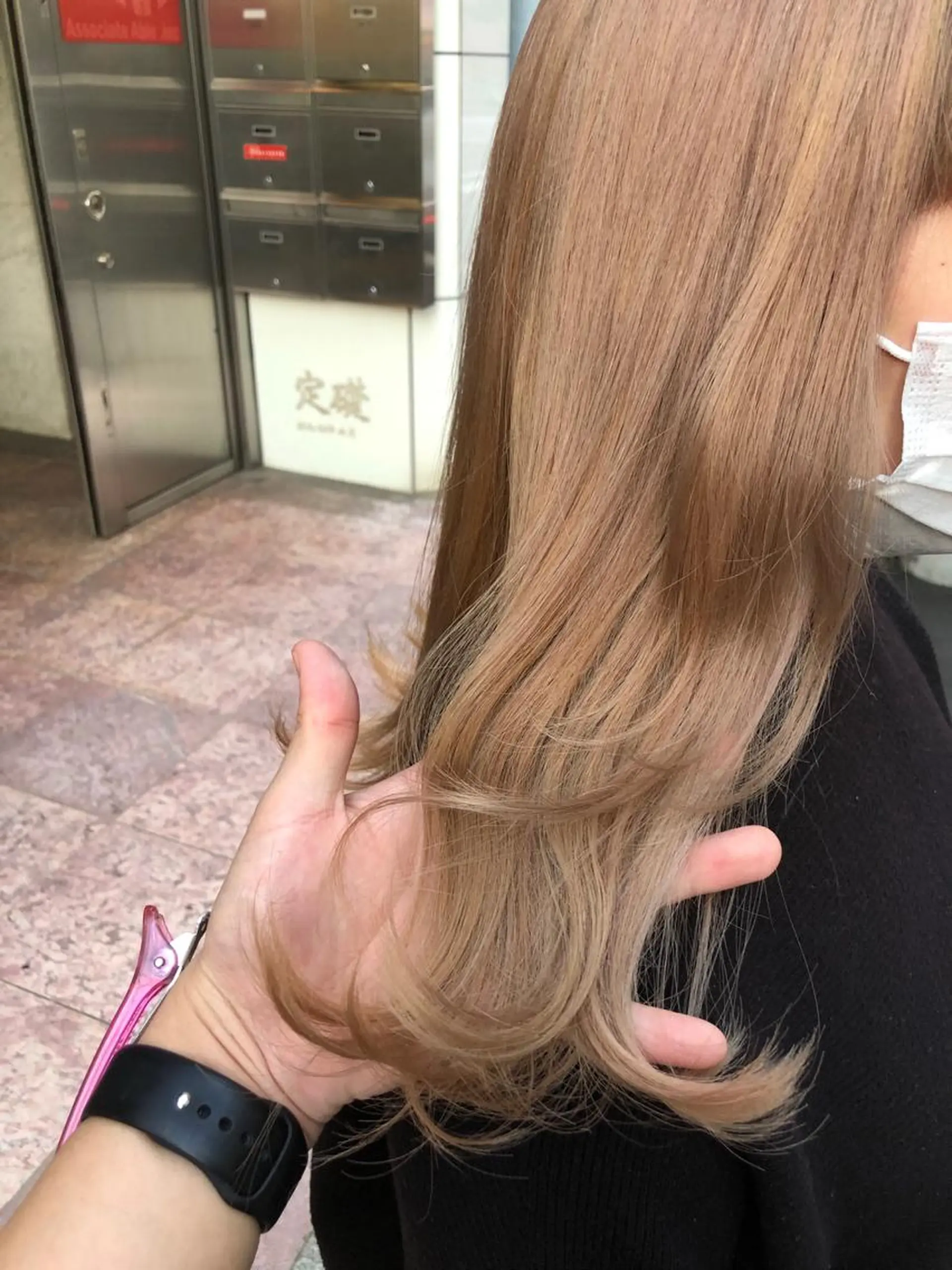 セミロング カラー olino 【オリノ】西田辺のヘアスタイル