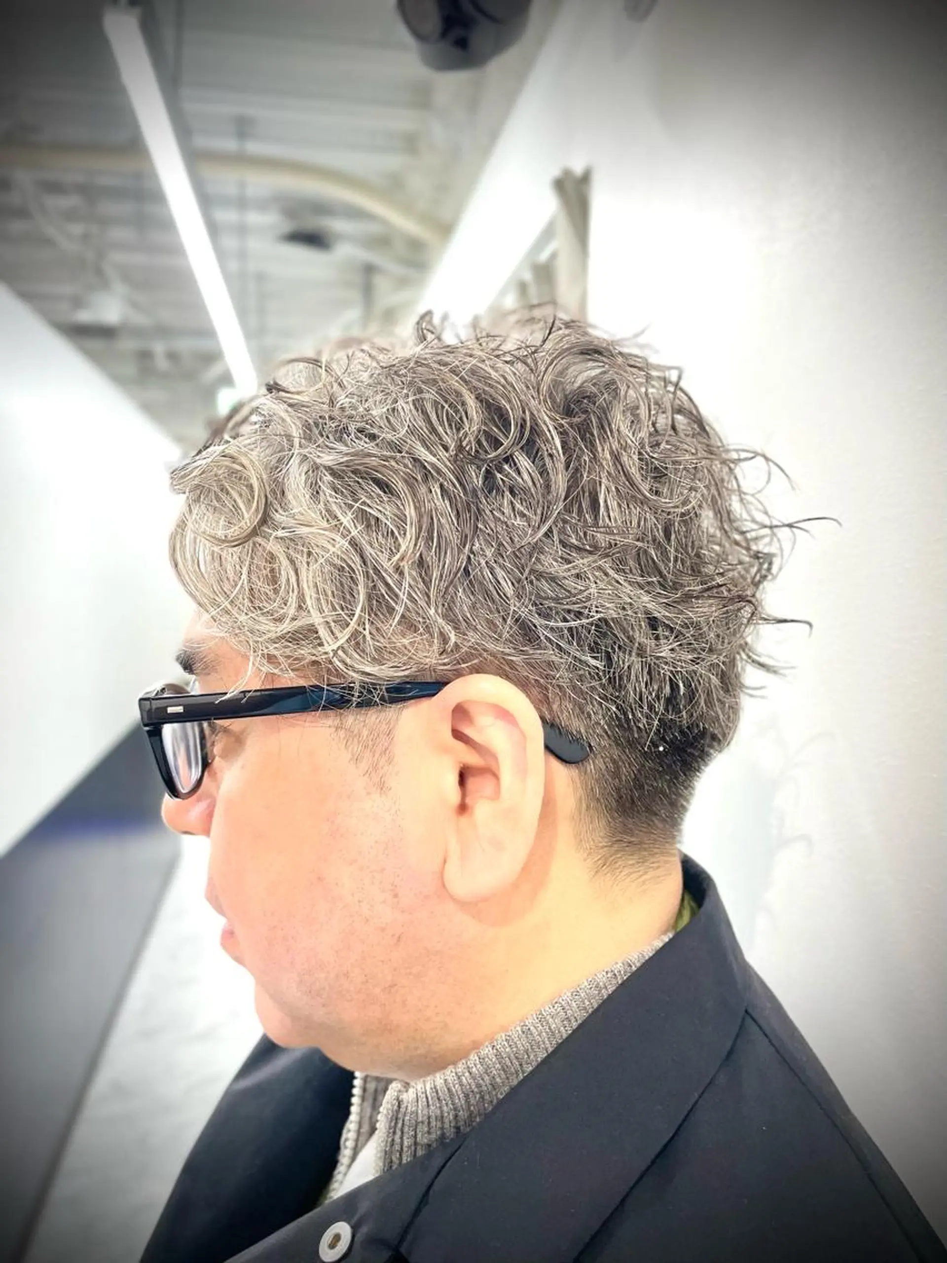 ショート パーマ メンズ メンズパーマ スパイラルパーマ カット パーマ 銀座メンズカット/ 銀座メンズパーマ/のヘアスタイル