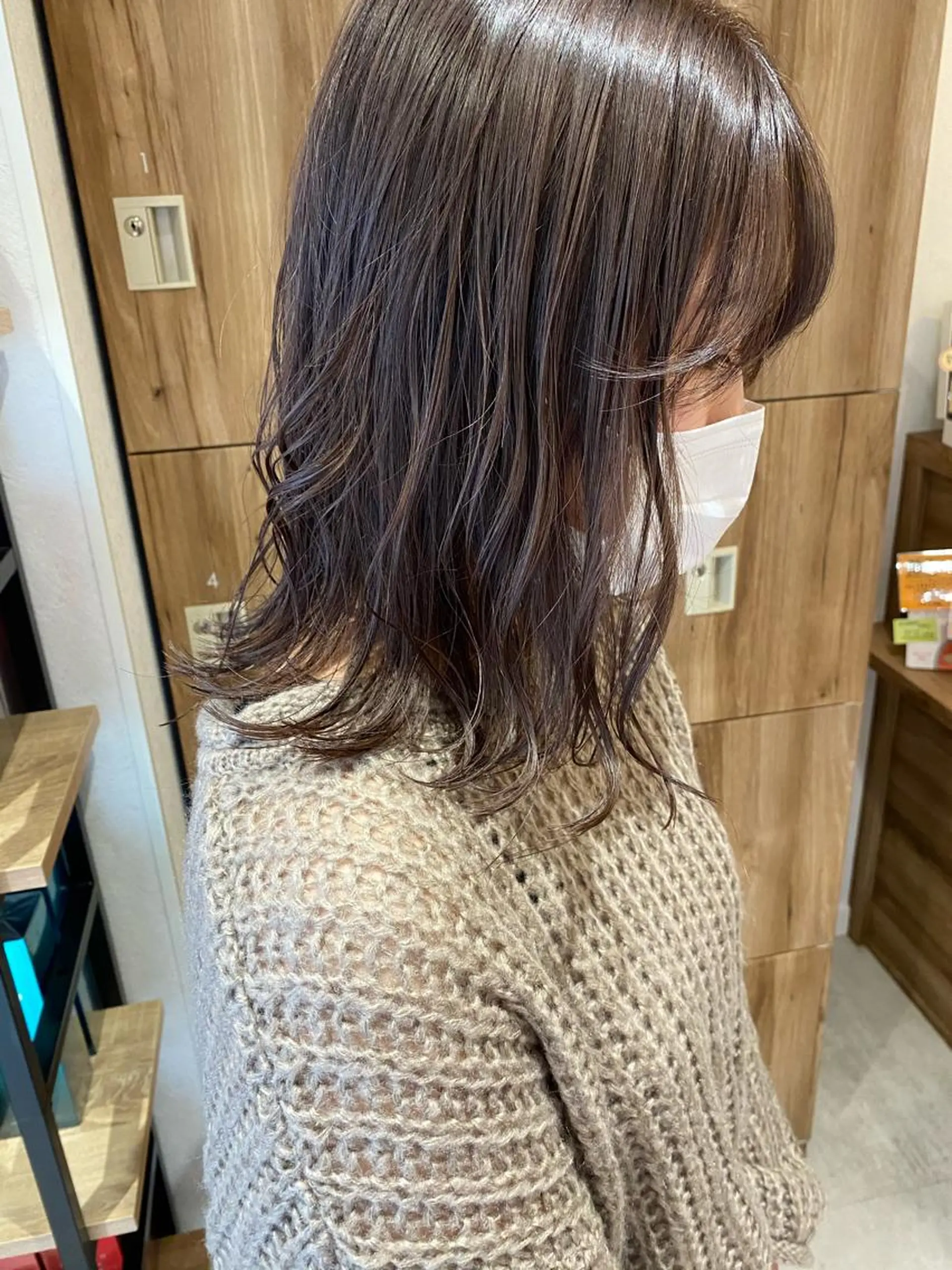 セミロング カラー ヘアアレンジ ヘアカラー トリートメント ヘッドスパ パーマ指名No1 /namiのヘアスタイル