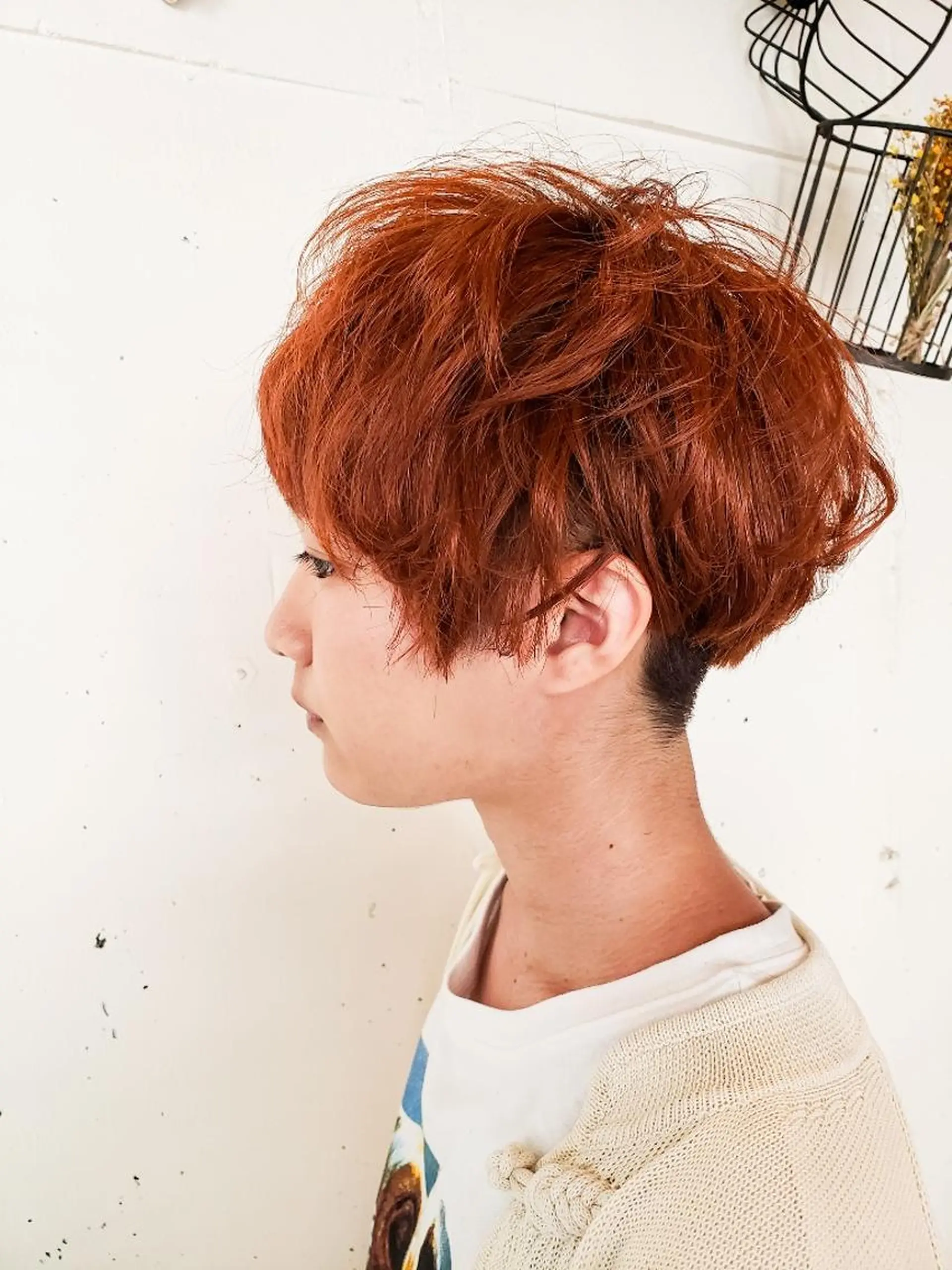 ショート カラー ヘアカラー 尾野 恭平のヘアスタイル