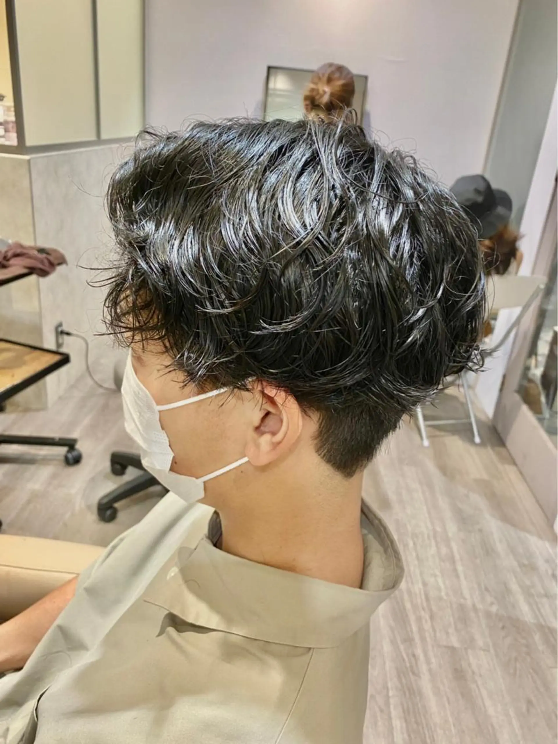 パーマ メンズ 野村 ゆいのヘアスタイル