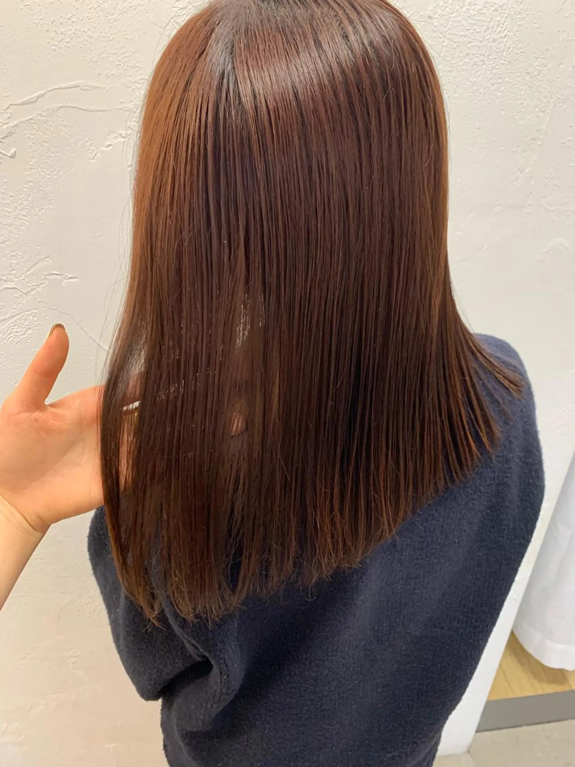 セミロング カラー REINA☁️透明感 カラー/ぷつっと♡のヘアスタイル