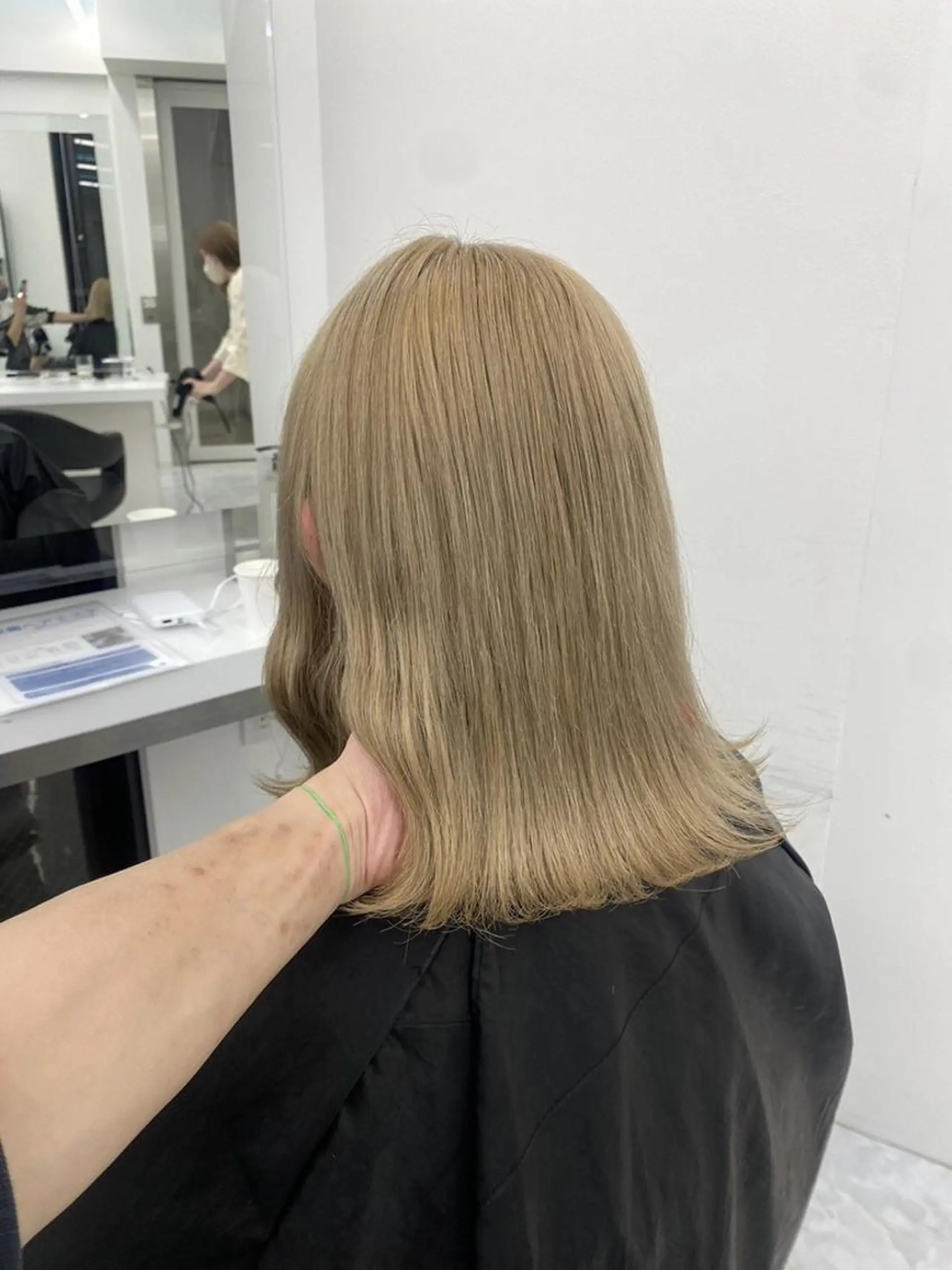 カラー 赤み消し透明感🩶 銀座Ryota🩶のヘアスタイル