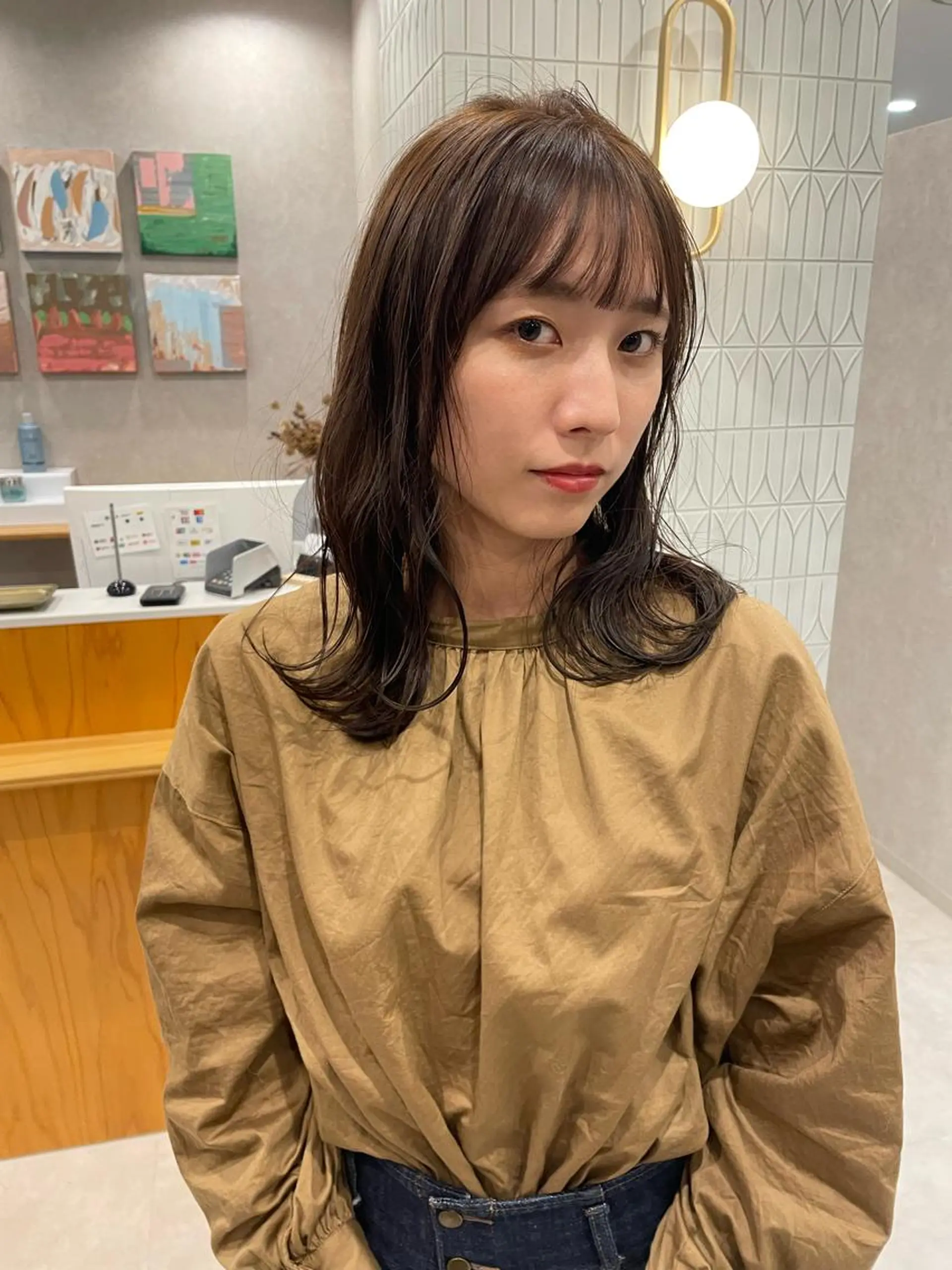 ミディアム カット ヘアカラー トリートメント TECHRISE刈谷所属・田中 大貴のヘアスタイル