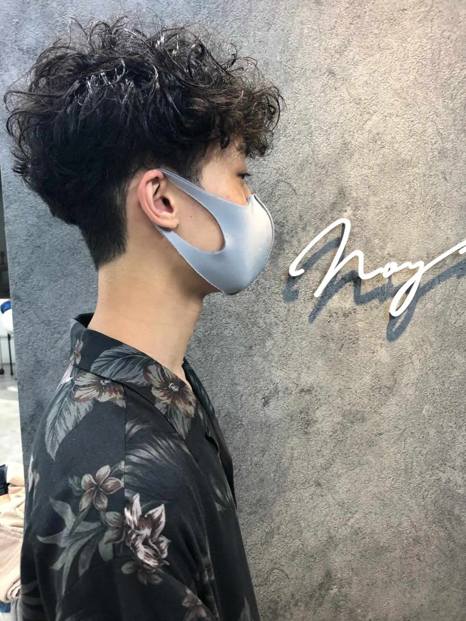 メンズ メンズパーマ ツーブロック カット パーマ トリートメント Noy所属・Noyヨシモト ヒロトのヘアスタイル