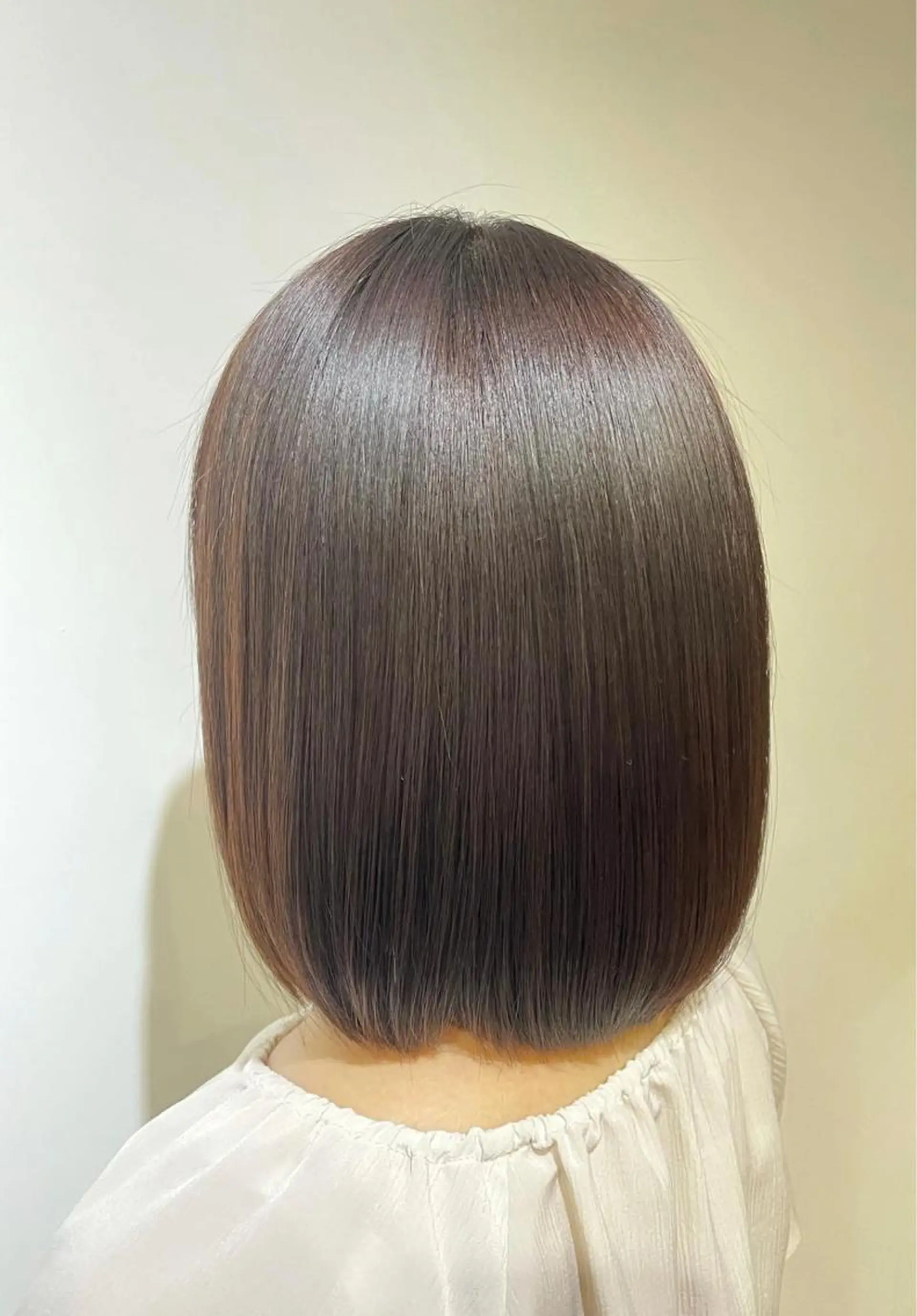 セミロング カラー 縮毛矯正 ALBELY  hair&spa 浜松上島店所属・髪質改善 菊池紳吾のヘアスタイル