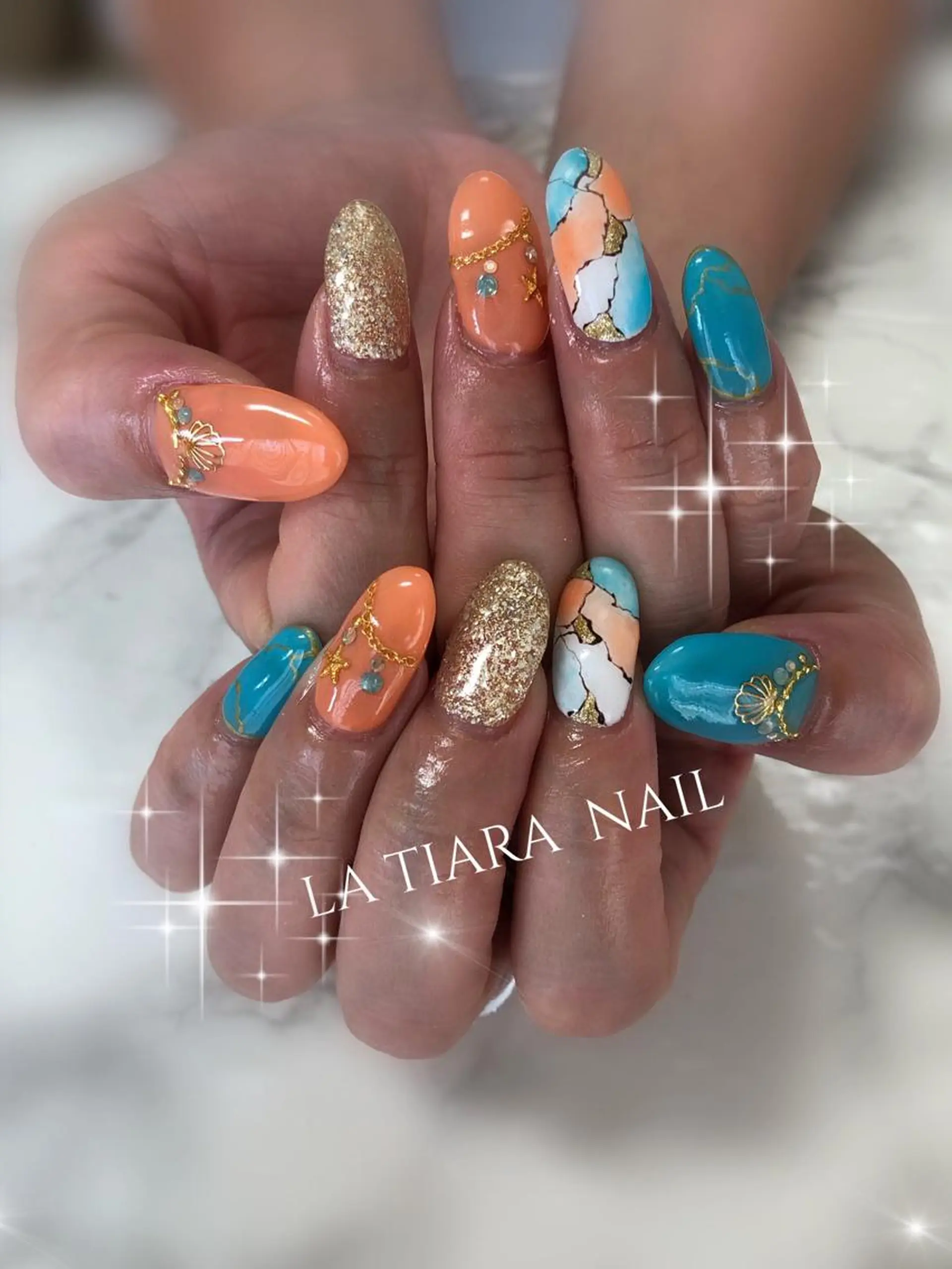 ネイル ハンドネイル Blue  bird  nail所属・Blue bird  nailのネイルデザイン