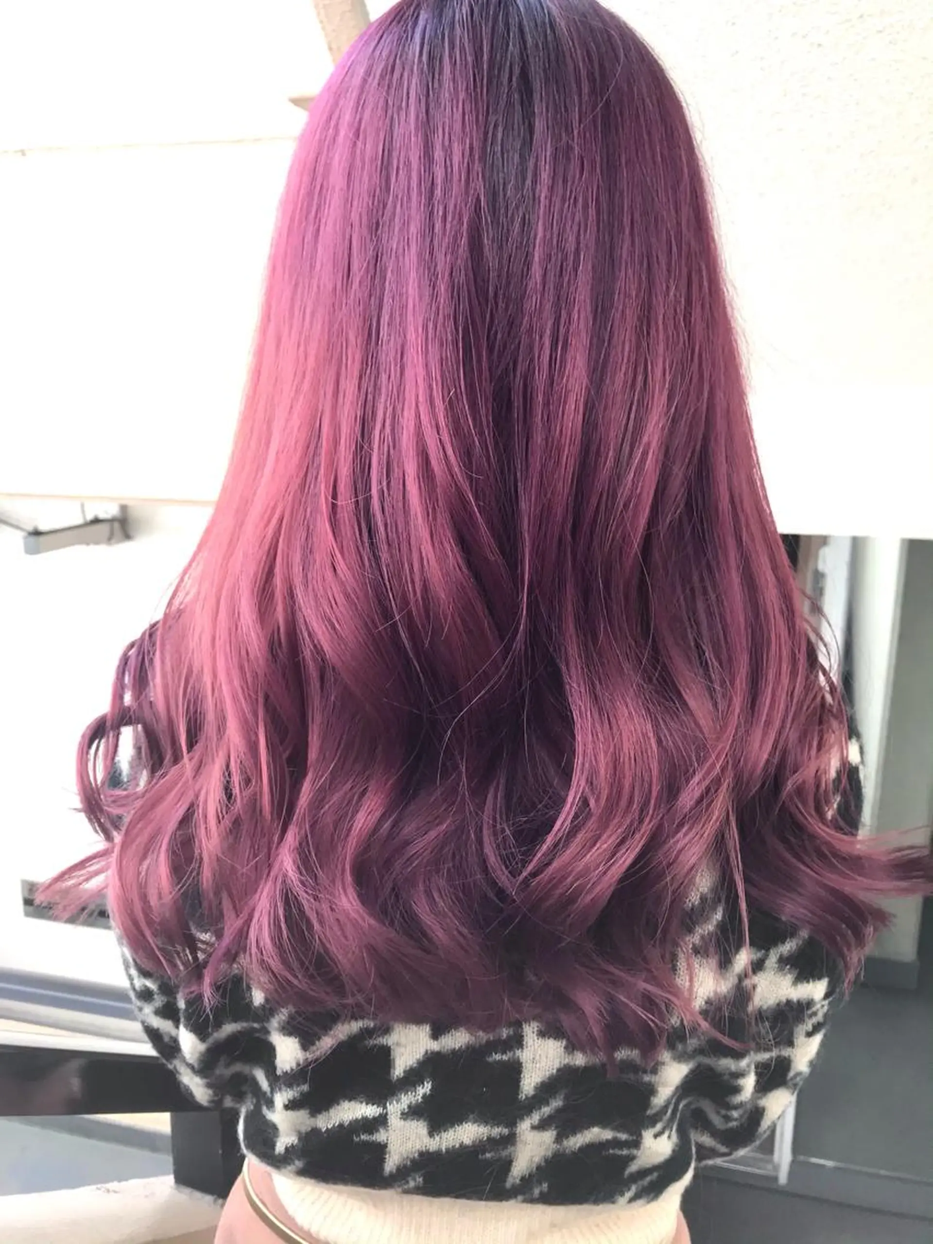 ミディアム カラー ピンクカラー ヘアカラー 縮毛矯正 トリートメント 💎髪質改善💎 デザイナーshinのヘアスタイル