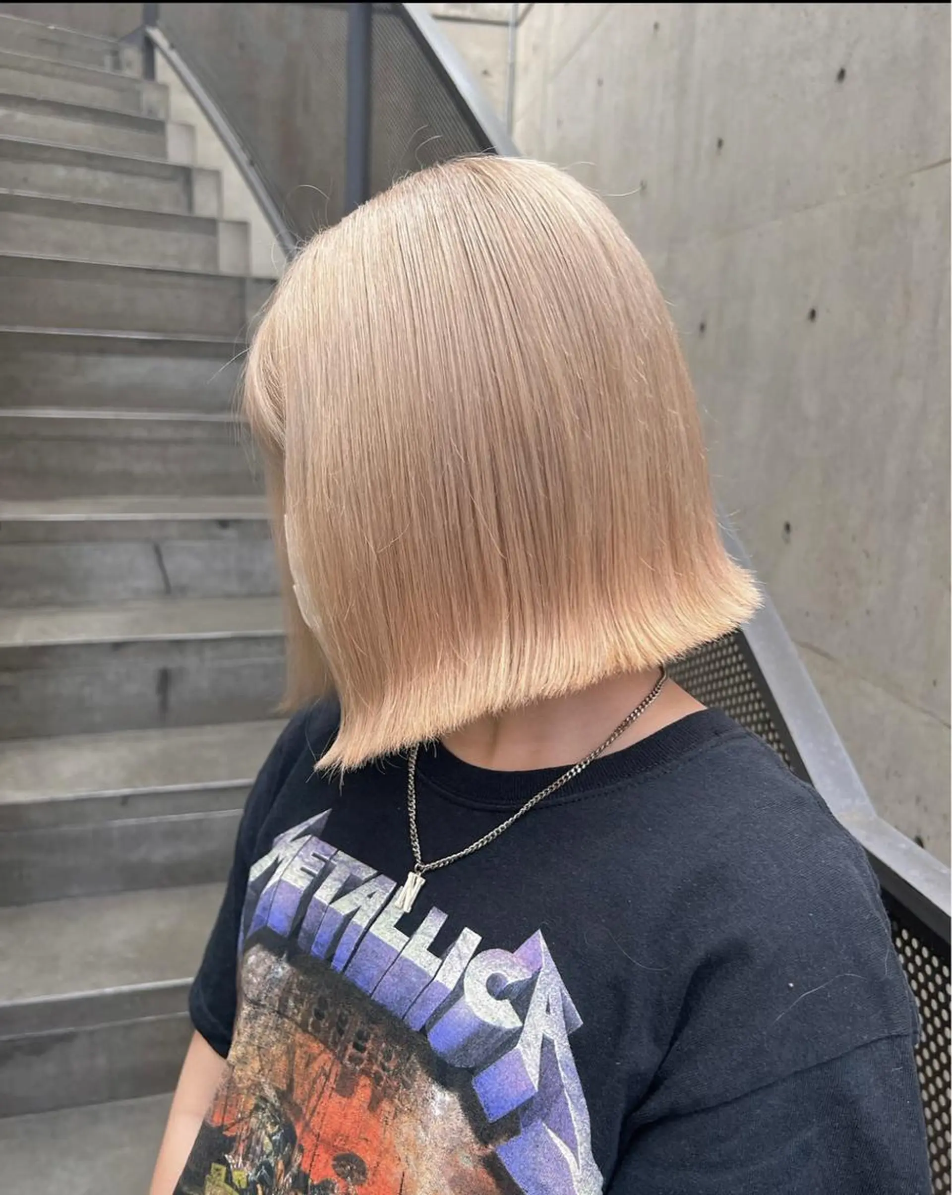 ショート welring hair salon所属・azusa/心斎橋/ ハイトーンカラーのヘアスタイル