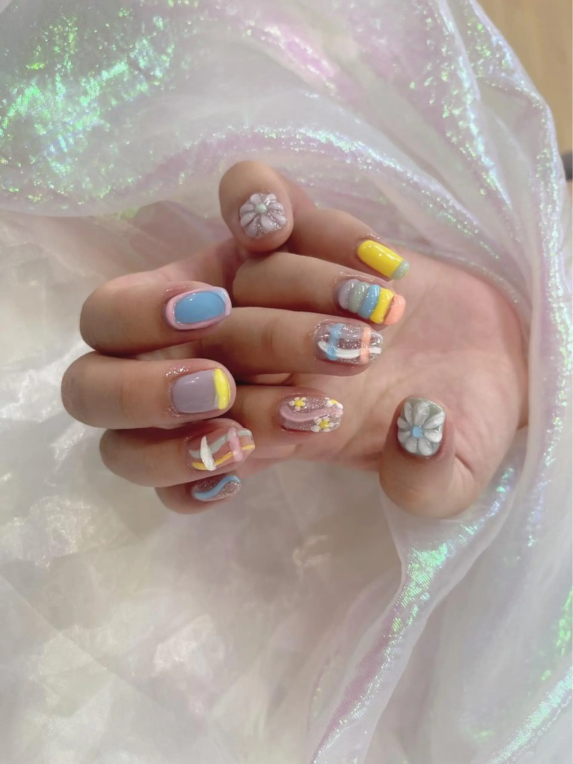 ネイル ラベンダーネイルサロン所属・日暮里♡研修生 チクさん（一同）のネイルデザイン