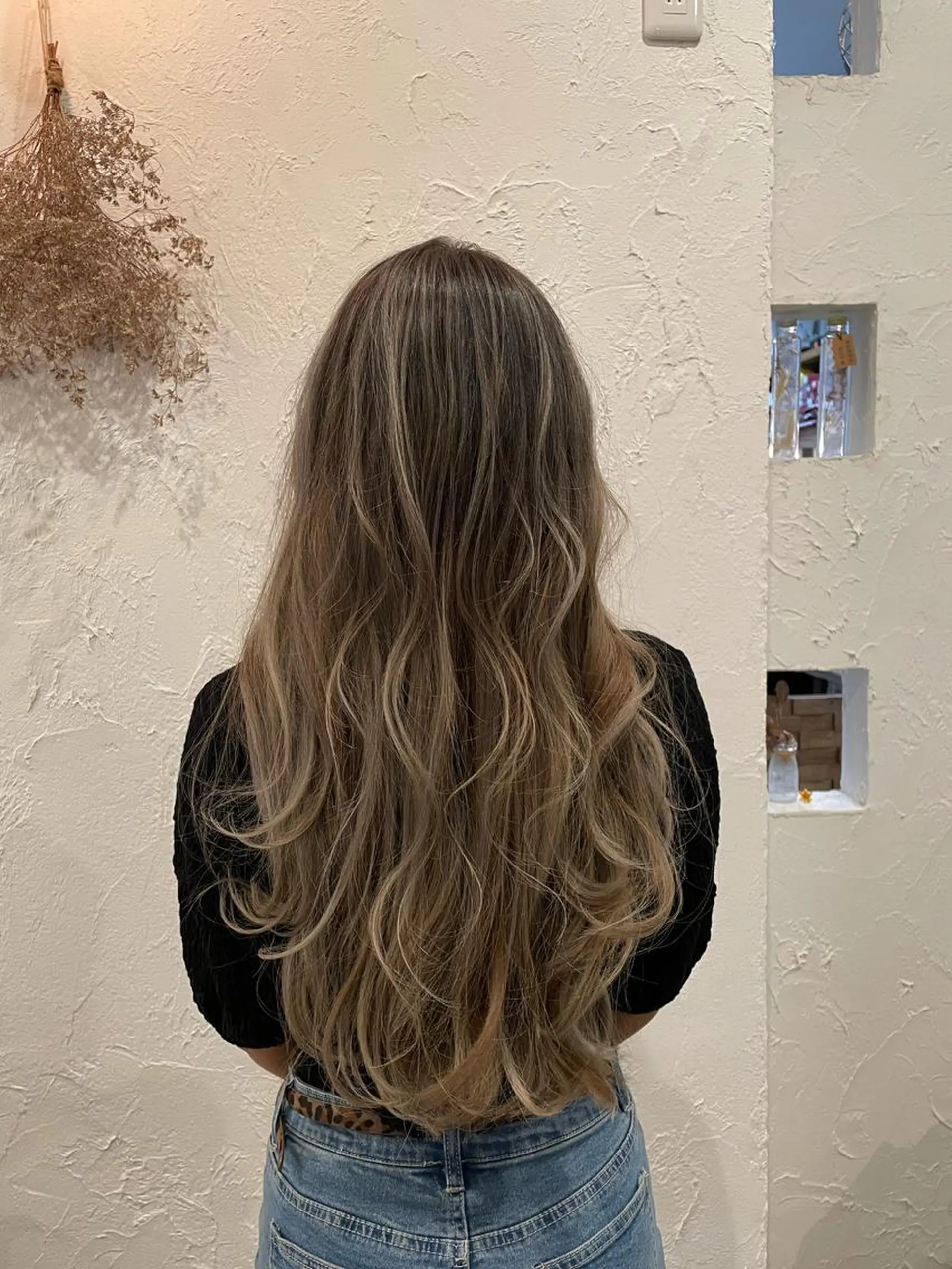 ロング カラー ヘアカラー 🌸小掛🌸 豊橋外国人風カラーのヘアスタイル