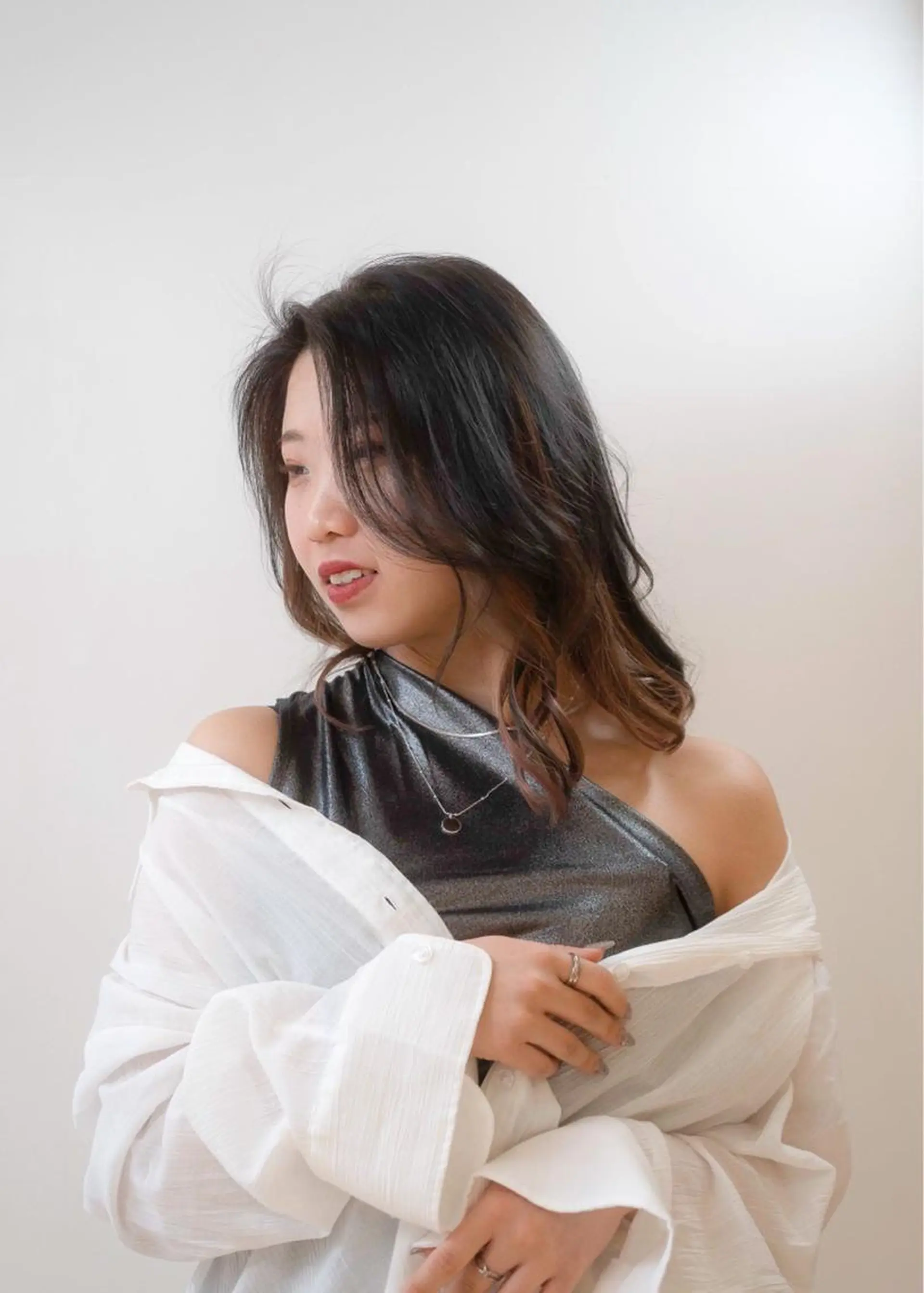 ミディアム カラー パーマ ヘアアレンジ メンズ キッズ ネイル マツエク・マツパ アイブロウ ヘアカラー 堀井 凌平のヘアスタイル