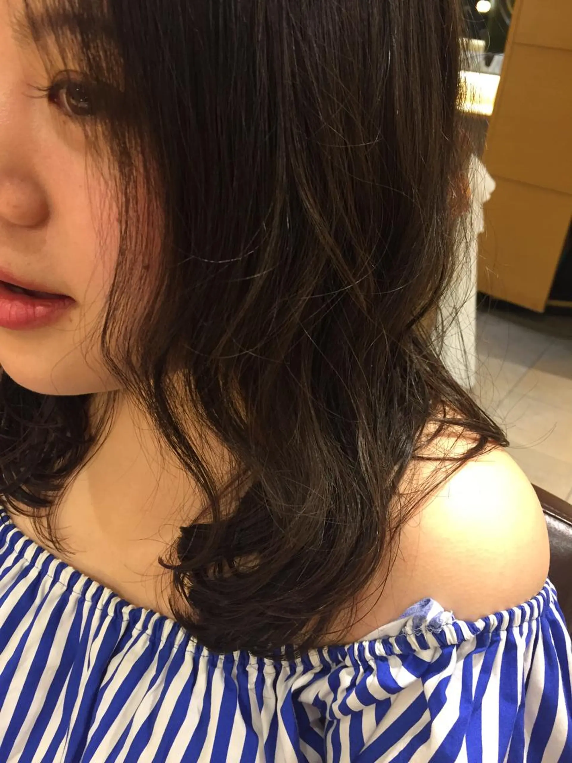 ロング パーマ 加藤 綾華のヘアスタイル