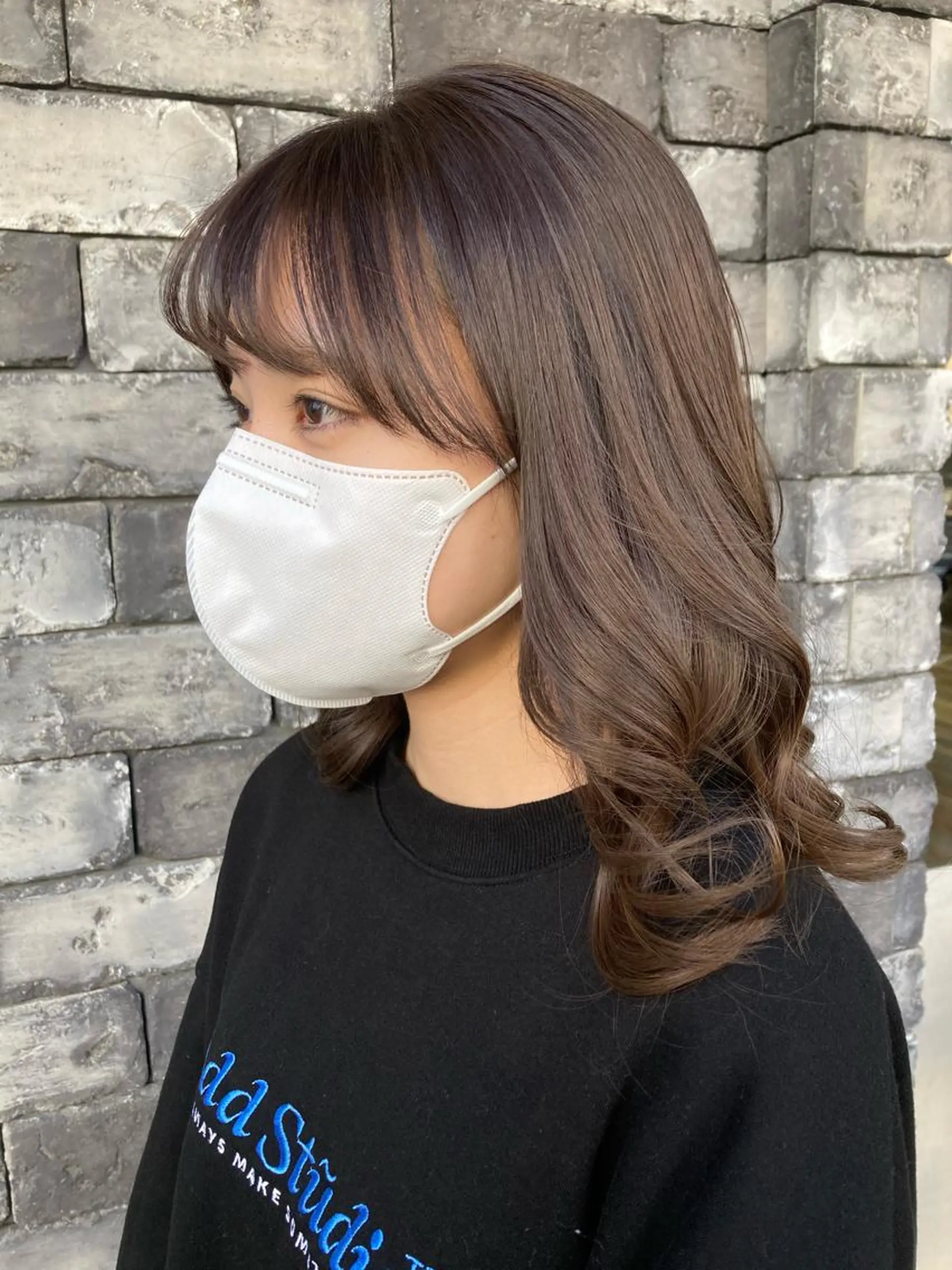 セミロング カラー カット ヘアカラー ヘアセット ✂️似合わせの魔術師 石田一樹✂️のヘアスタイル
