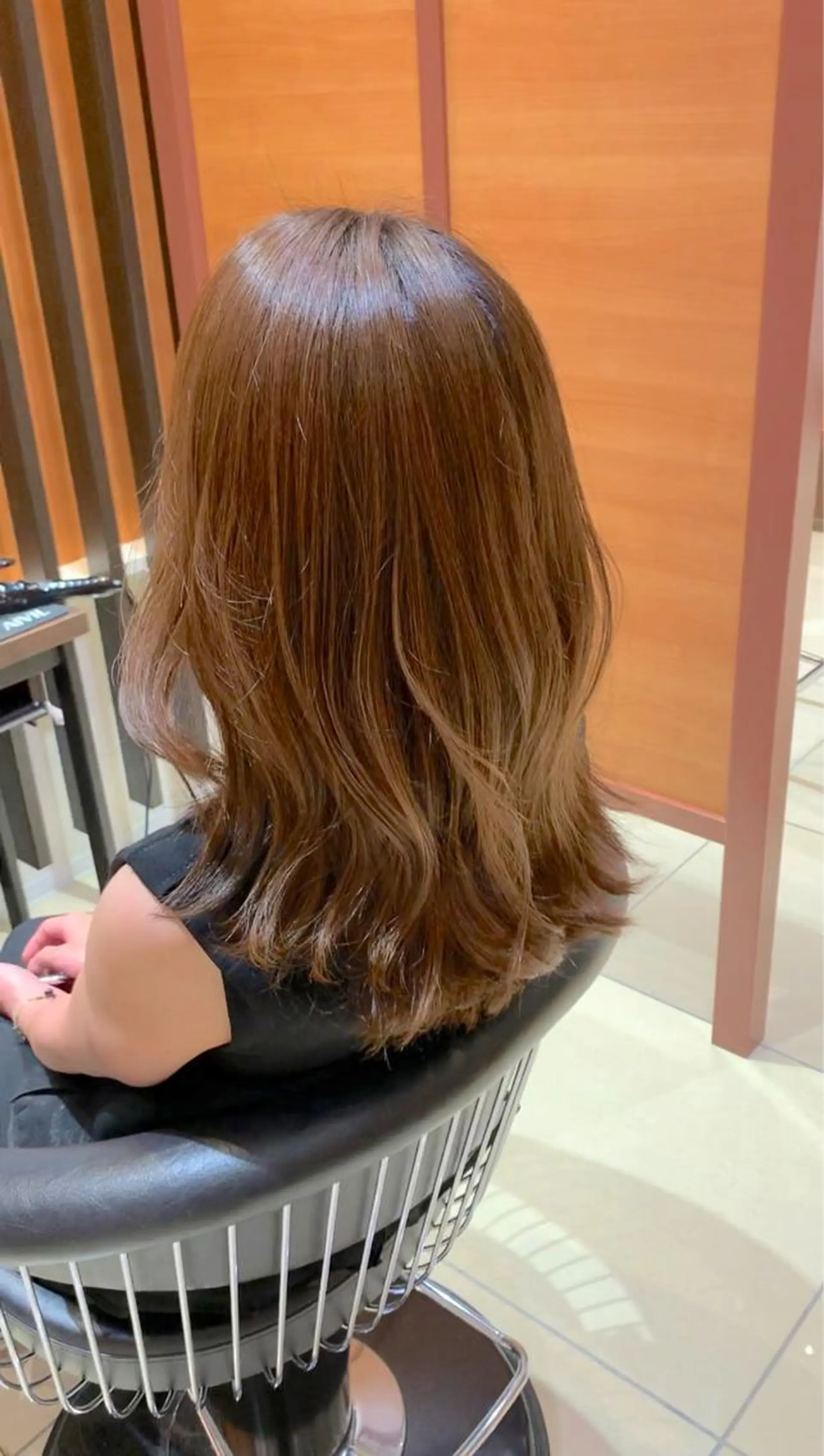 セミロング カラー ベージュカラー 透明感カラー ハイライトカラー ハイライト Merly Osakaのヘアスタイル