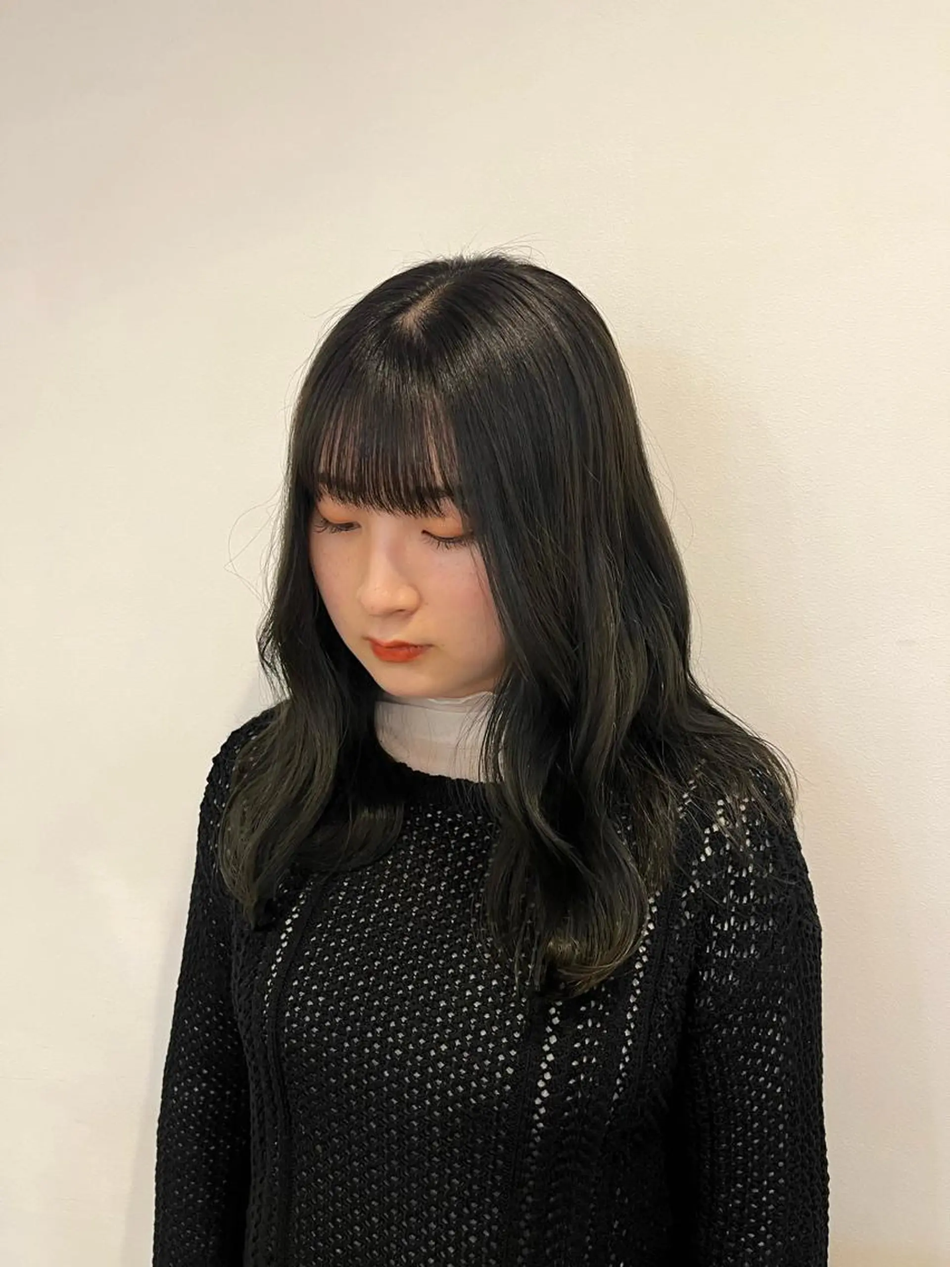 ロング フクシママユ / 柔らかカラーのヘアスタイル