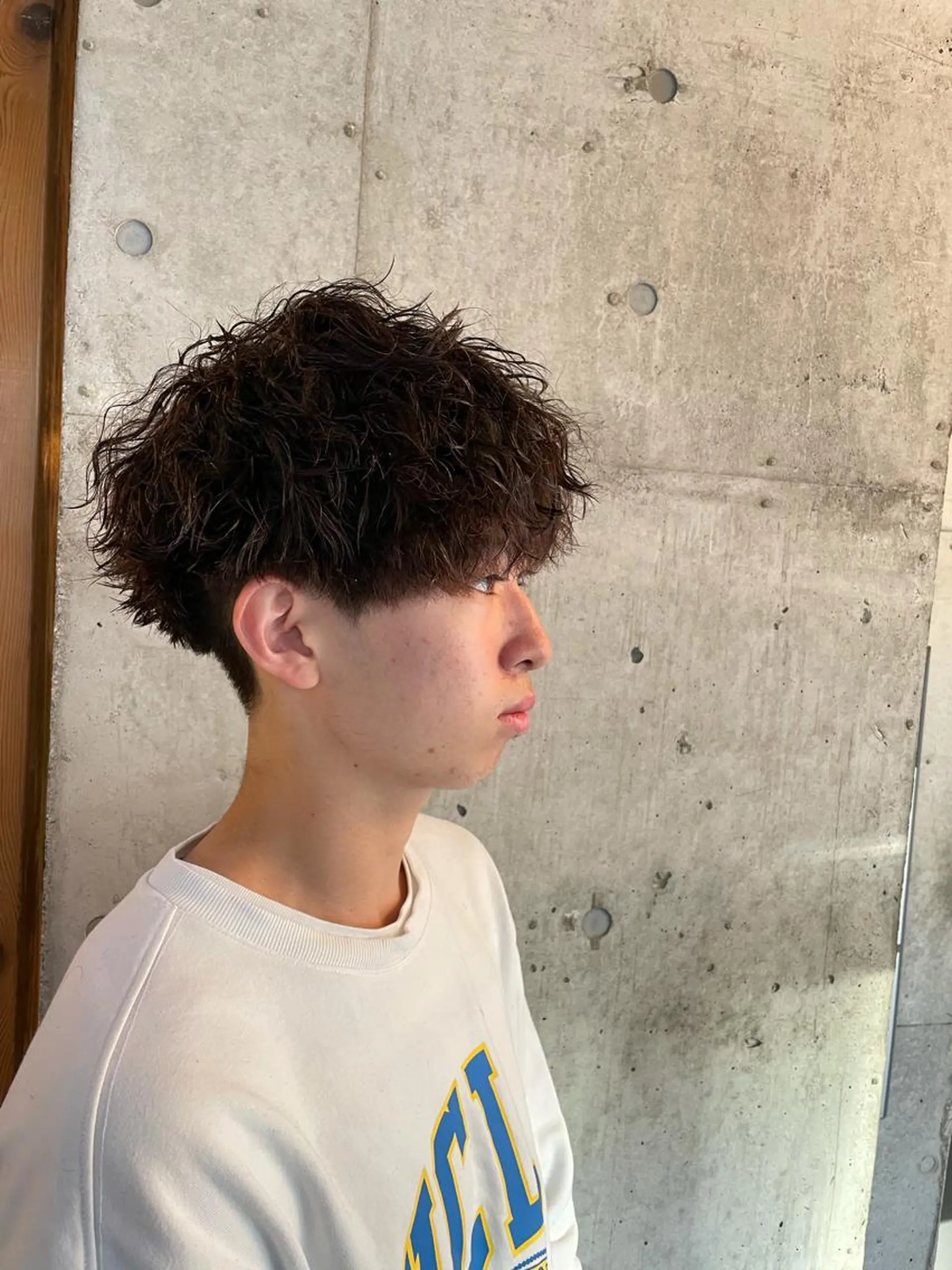 ショート パーマ メンズ カット パーマ トリートメント 🔥メンズ特化パーマ 🦖増田弘明🦖のヘアスタイル